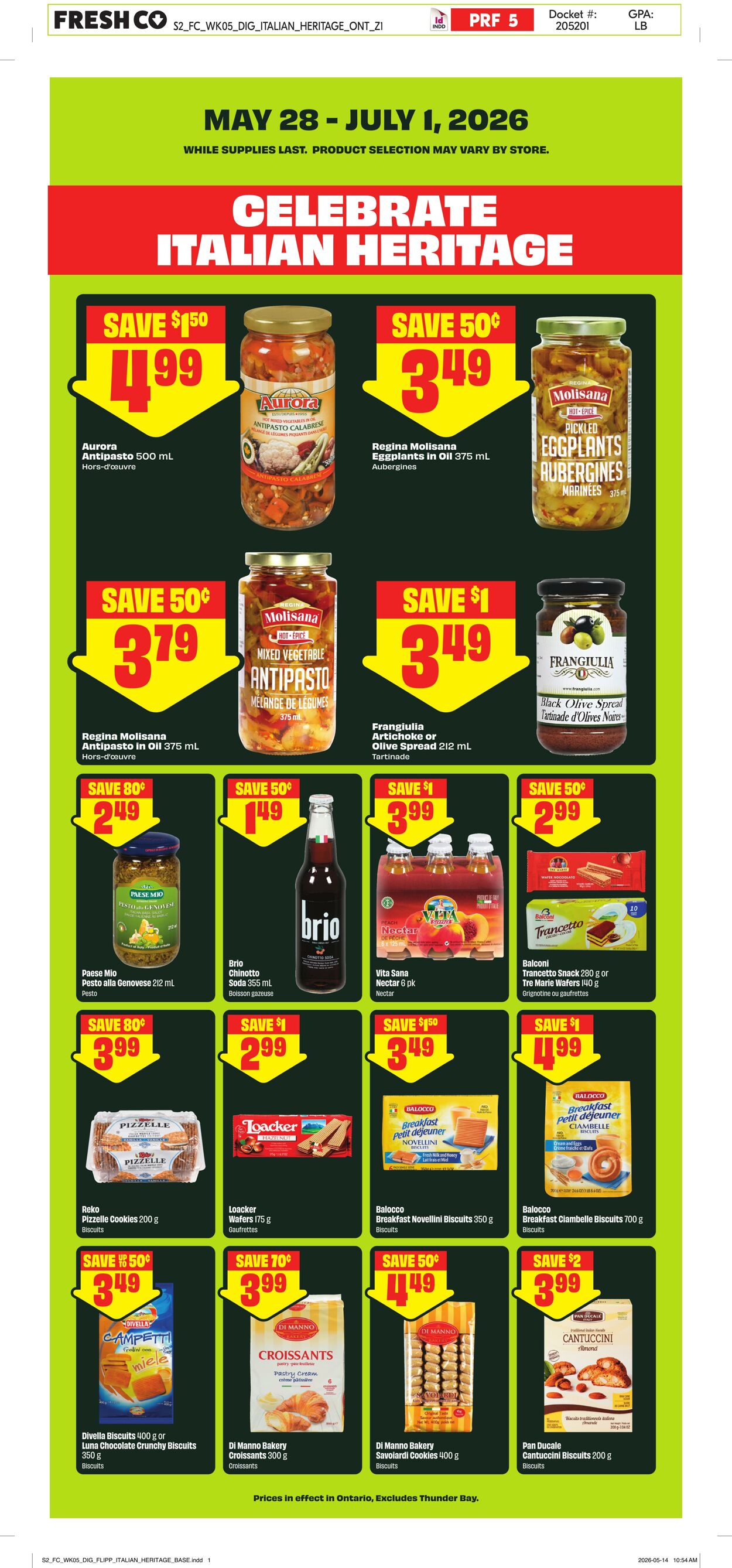 Circulaire FreshCo 28.05.2026 - 01.07.2026