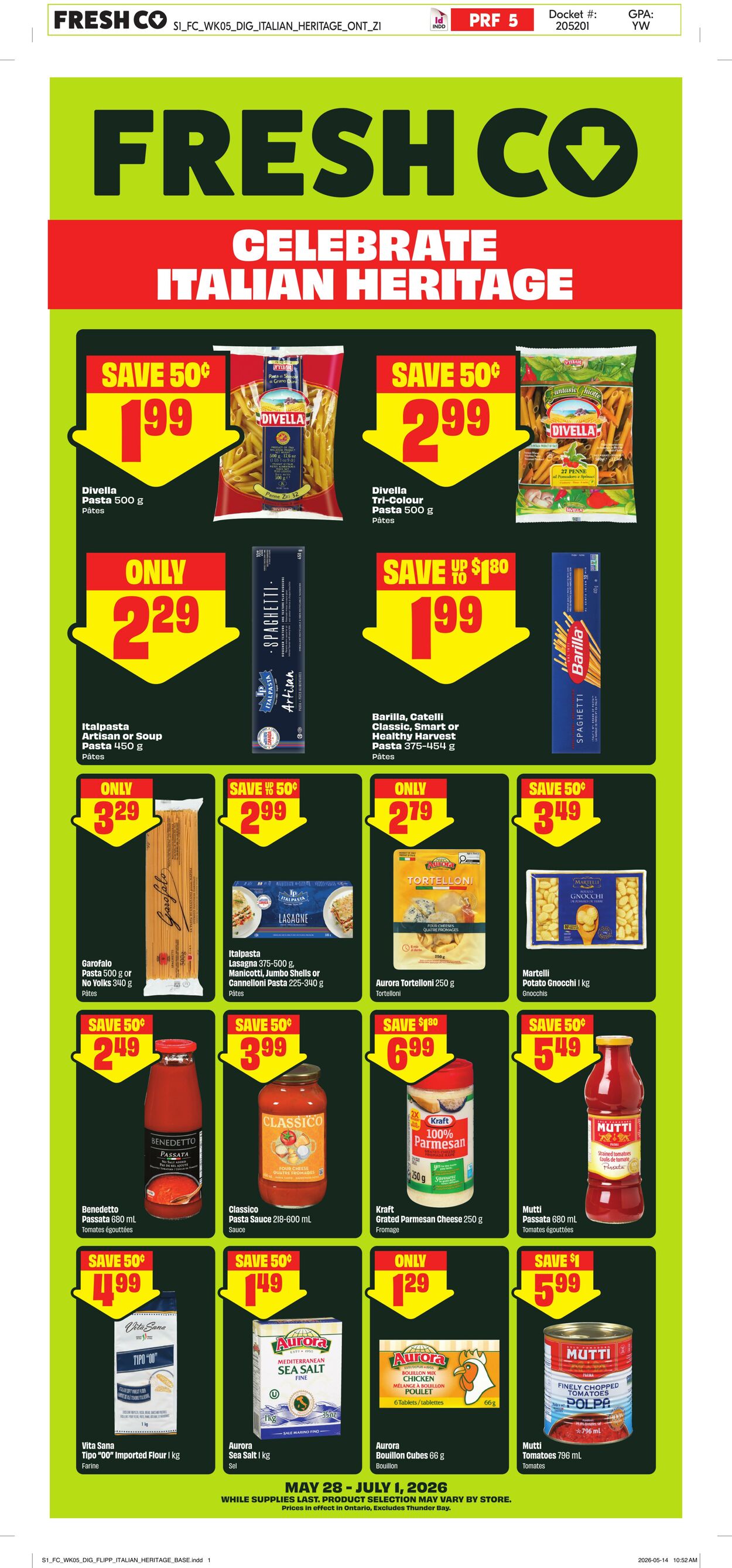 Circulaire FreshCo 28.05.2026 - 01.07.2026