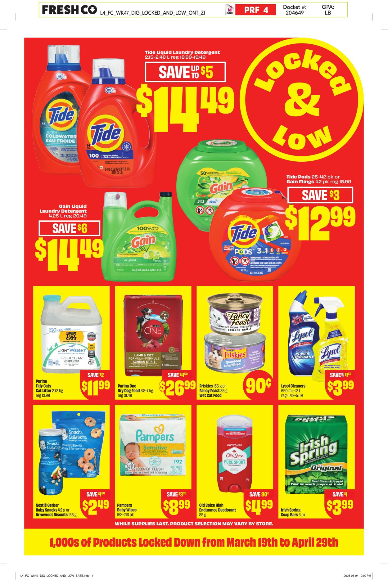 Circulaire FreshCo 19.03.2026 - 29.04.2026