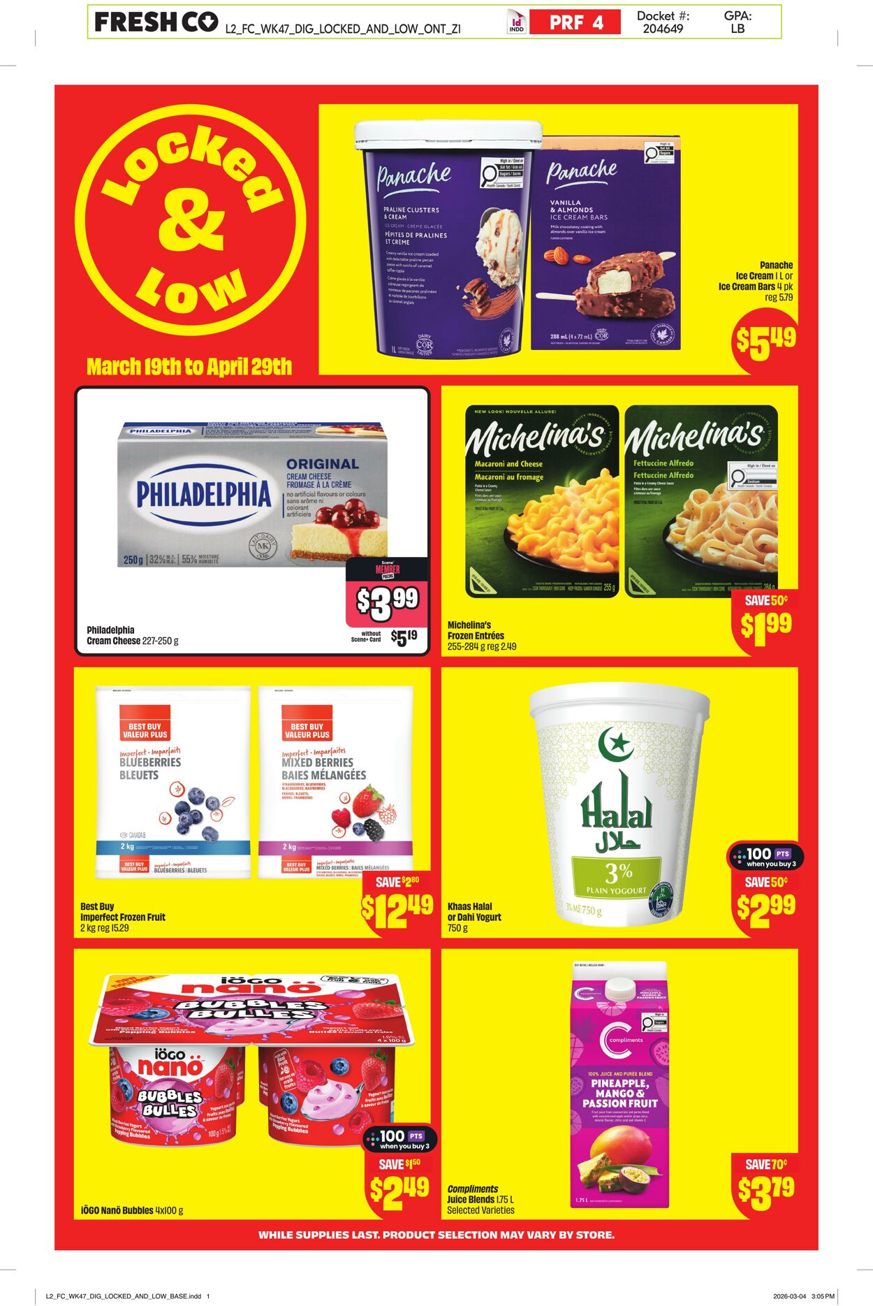 Circulaire FreshCo 19.03.2026 - 29.04.2026