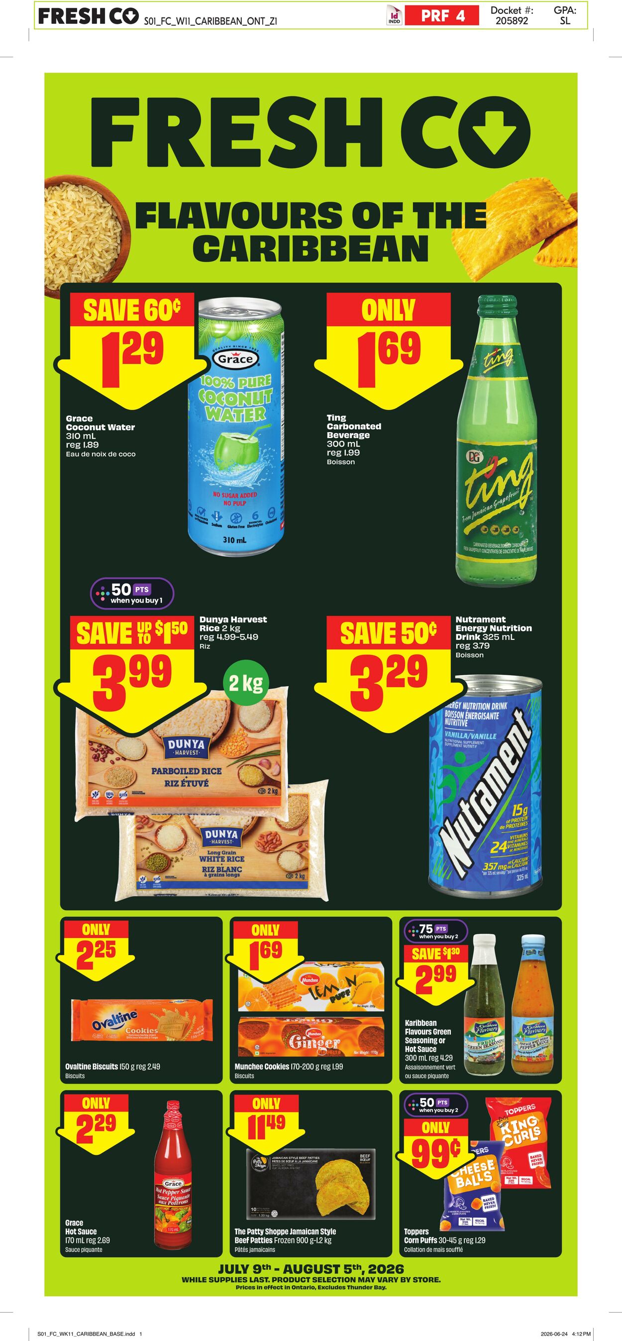 Circulaire FreshCo 09.07.2026 - 05.08.2026