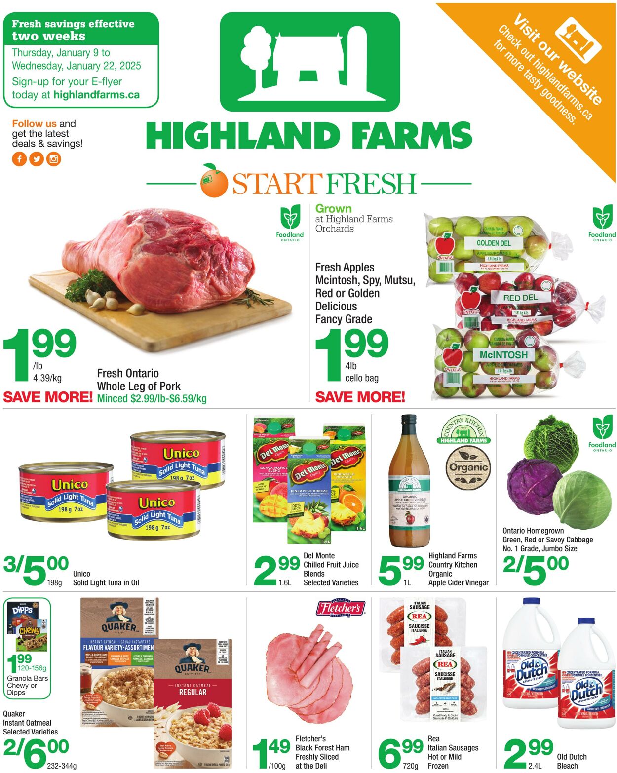 Highland Farms Circulaires