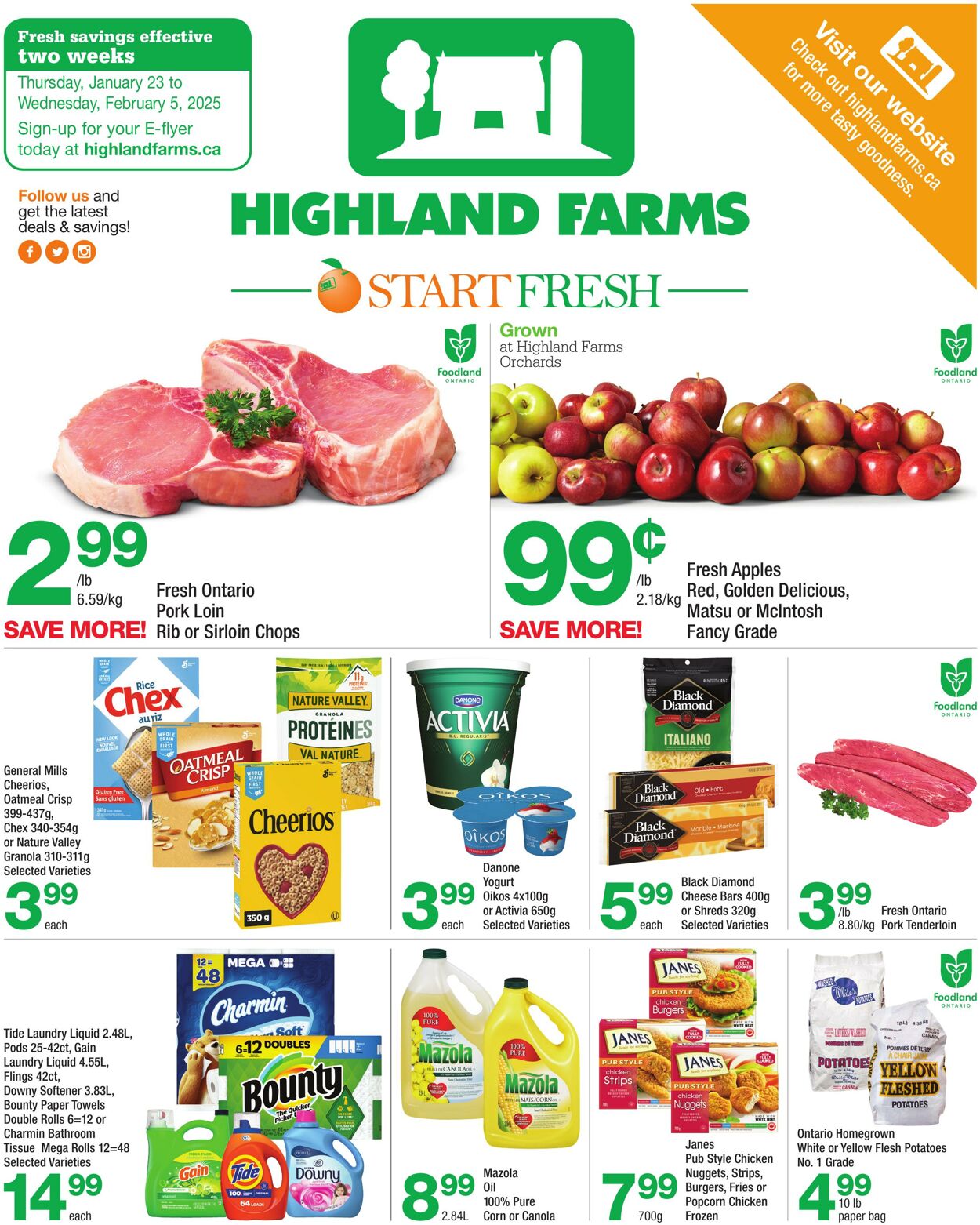 Highland Farms Circulaires