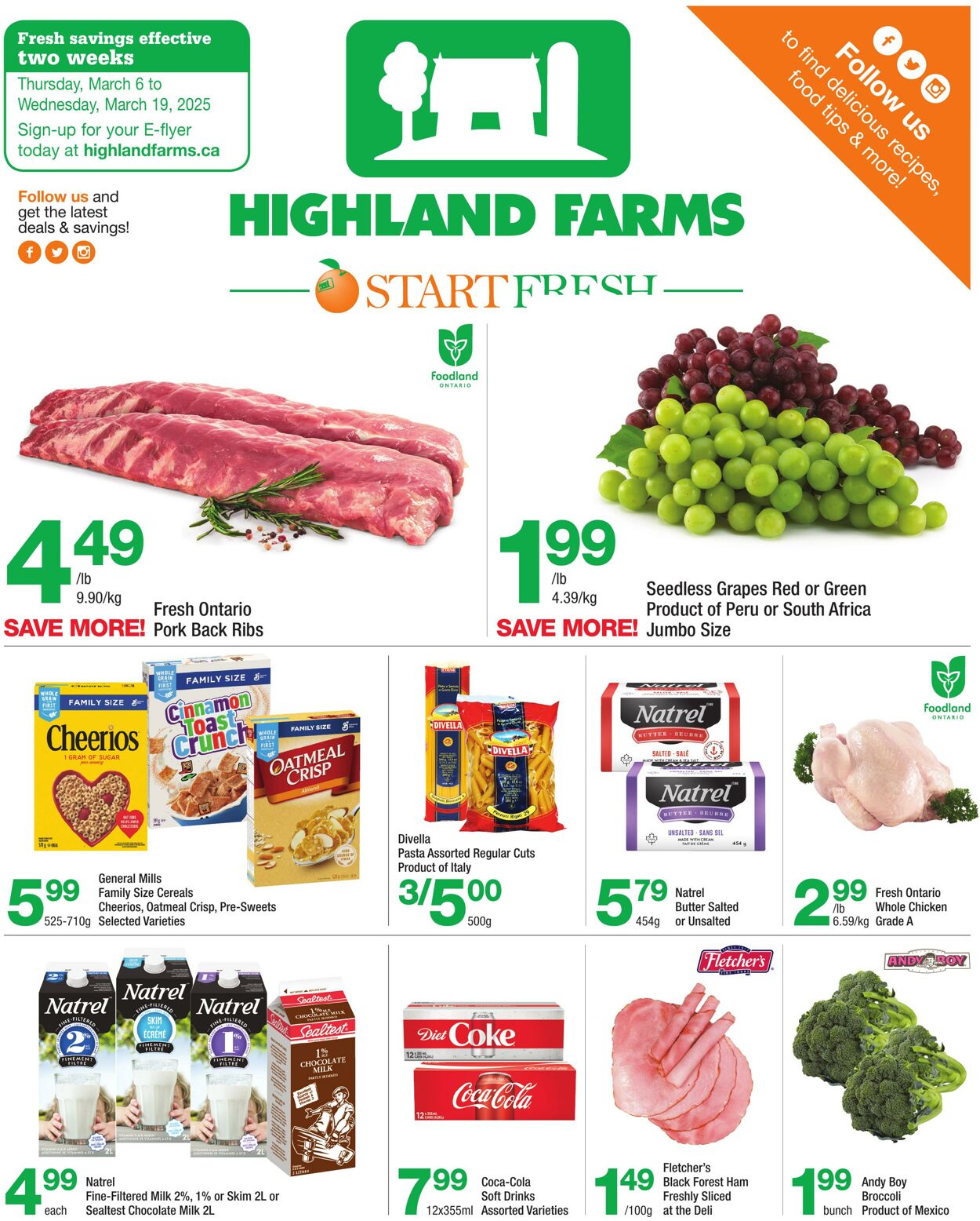 Highland Farms Circulaires