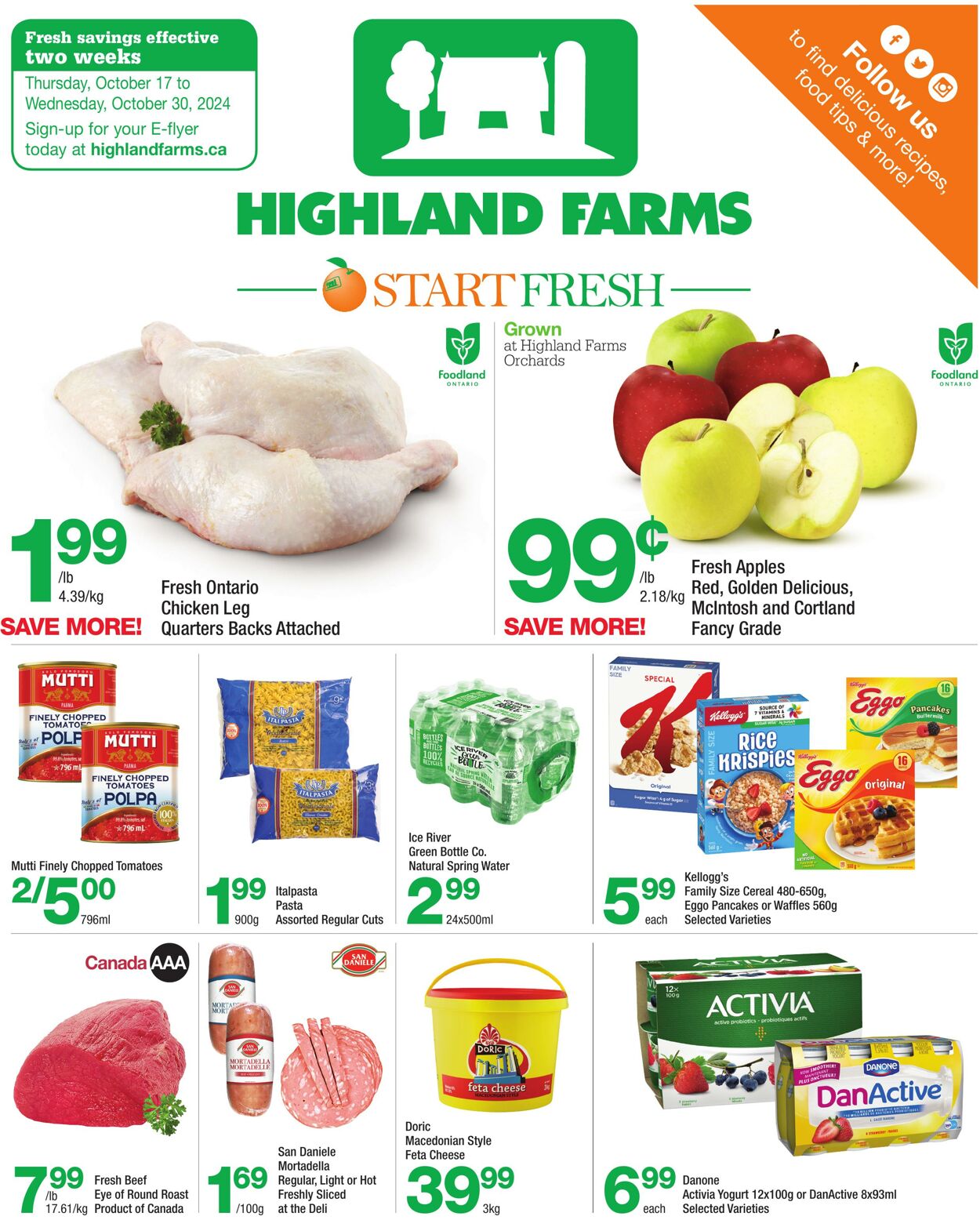 Highland Farms Circulaires