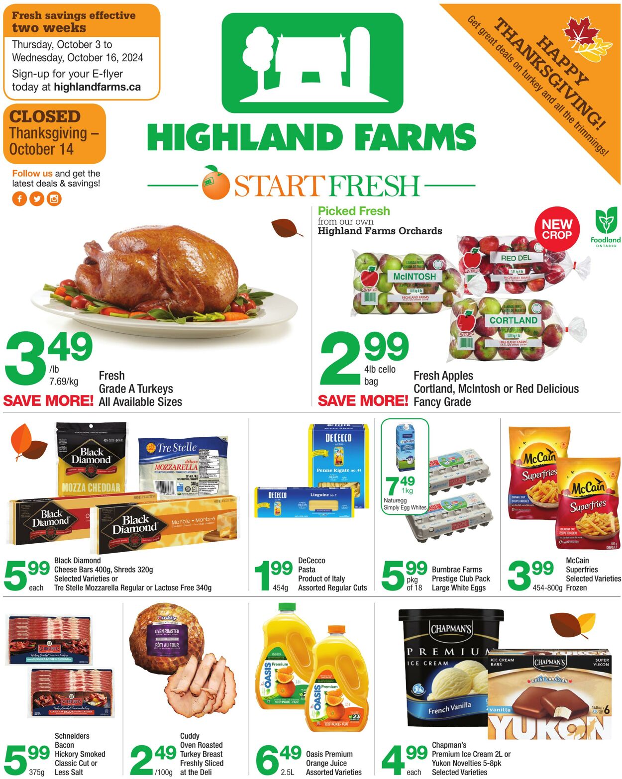 Highland Farms Circulaires