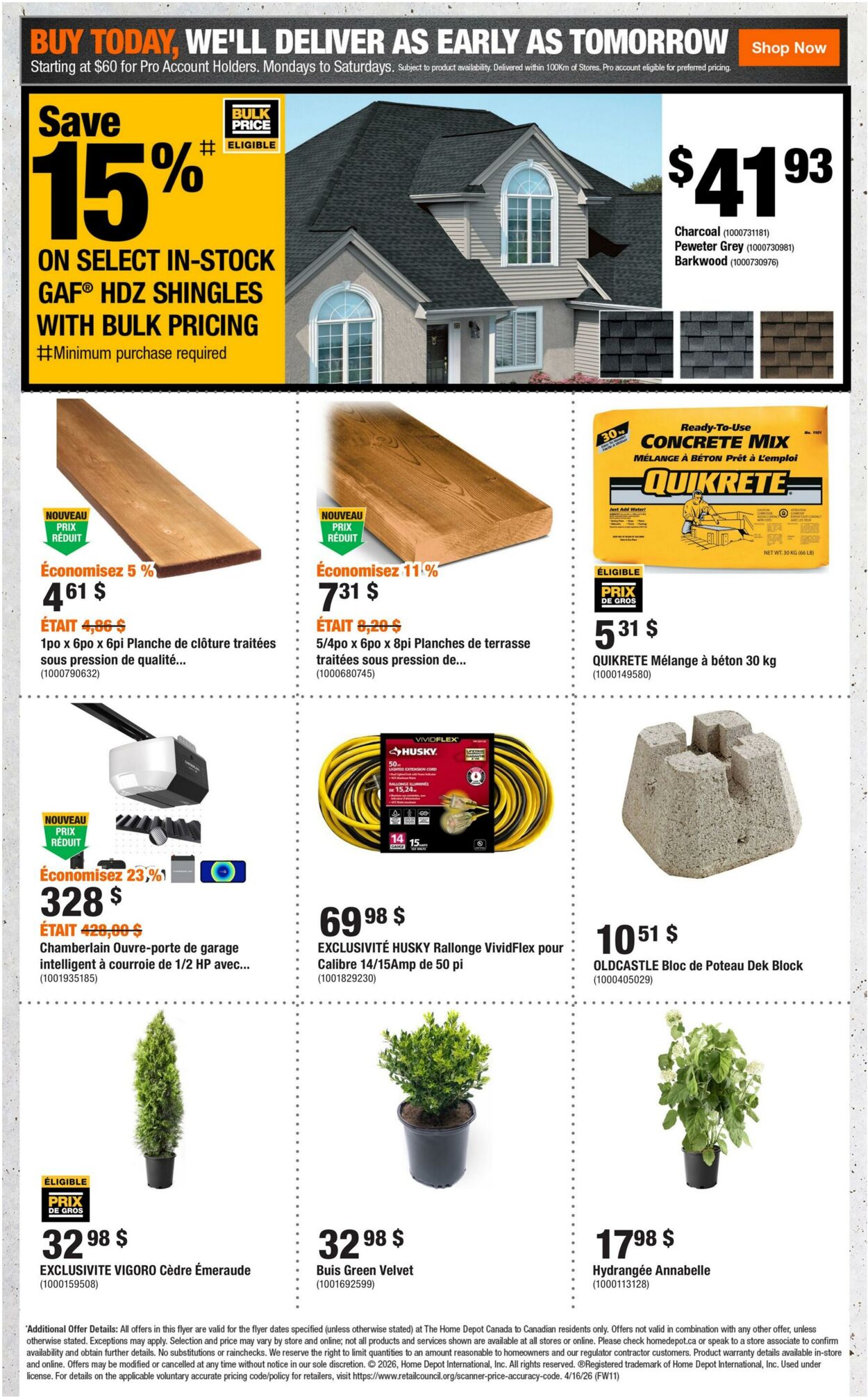 Circulaire Home Depot 14.05.2026 - 27.05.2026
