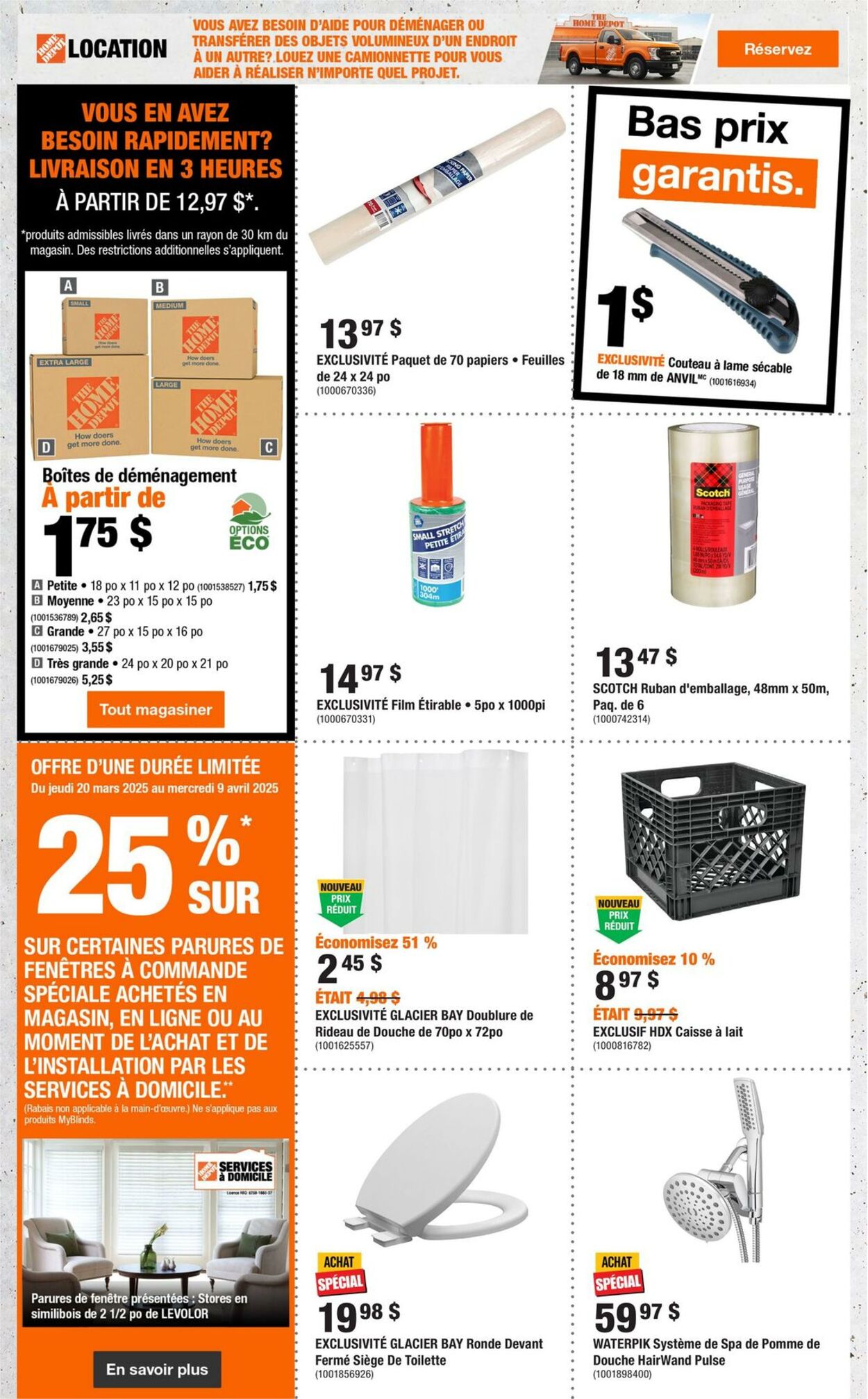 Circulaire Home Depot 20.03.2025 - 02.04.2025