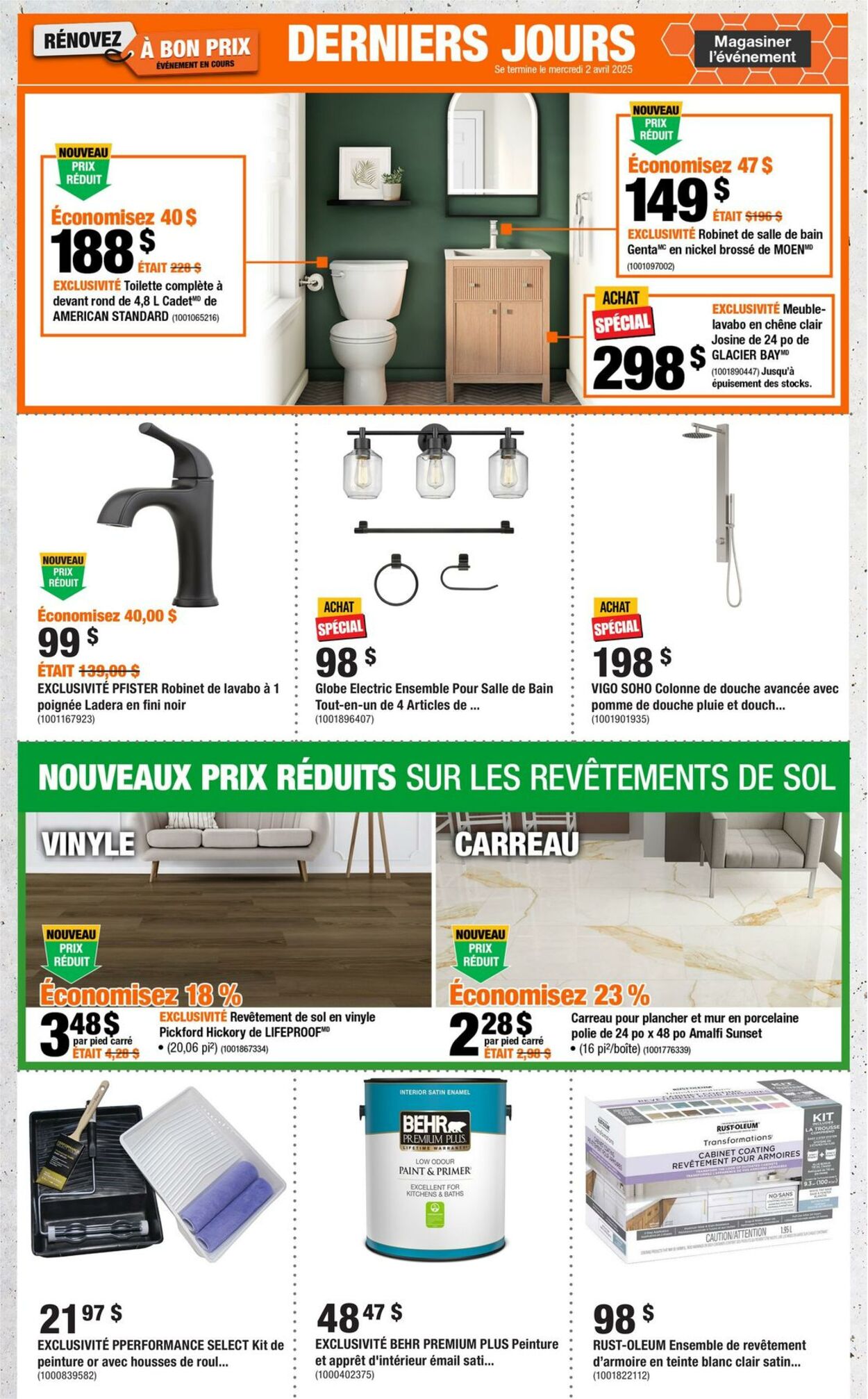 Circulaire Home Depot 20.03.2025 - 02.04.2025