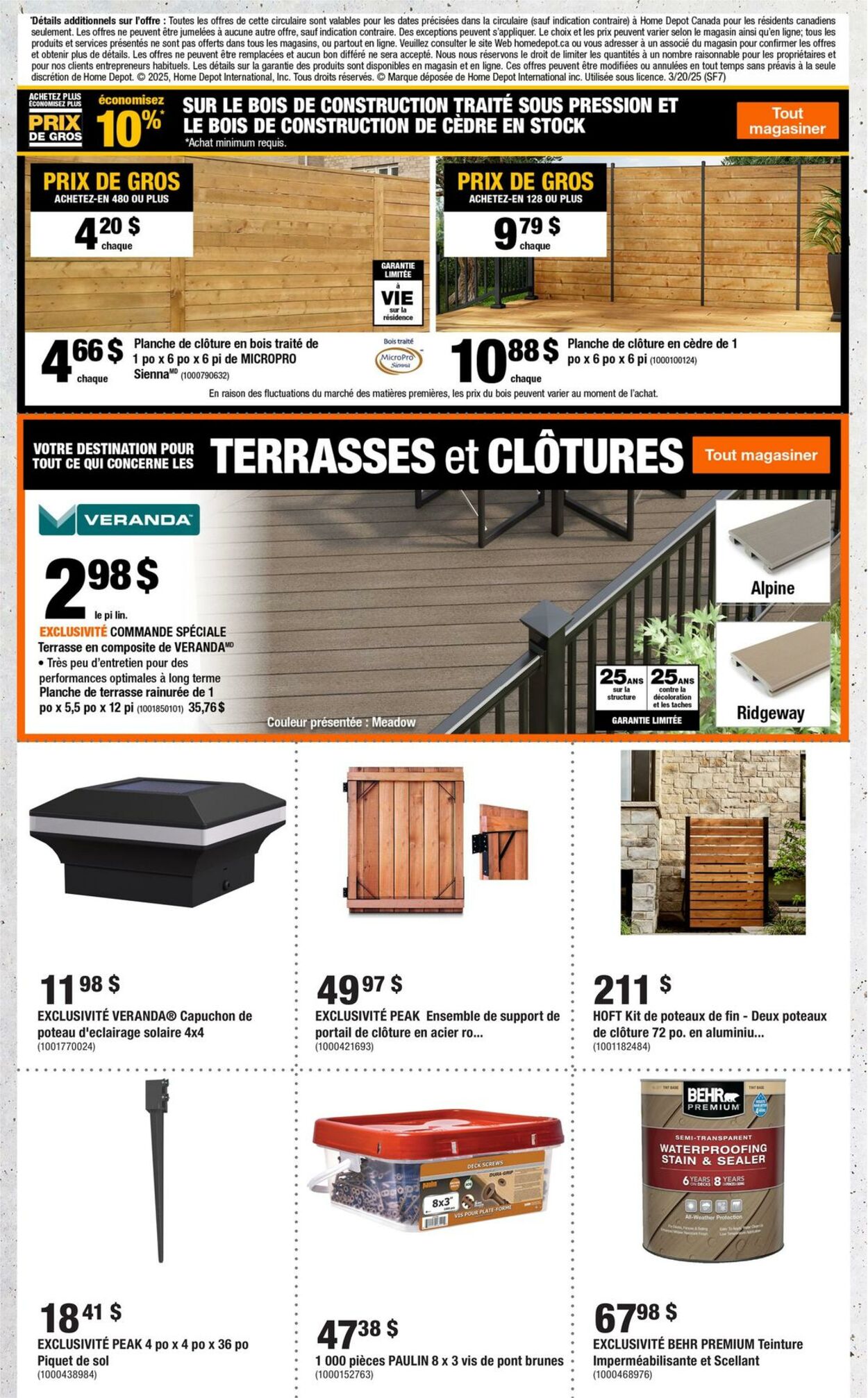 Circulaire Home Depot 20.03.2025 - 02.04.2025