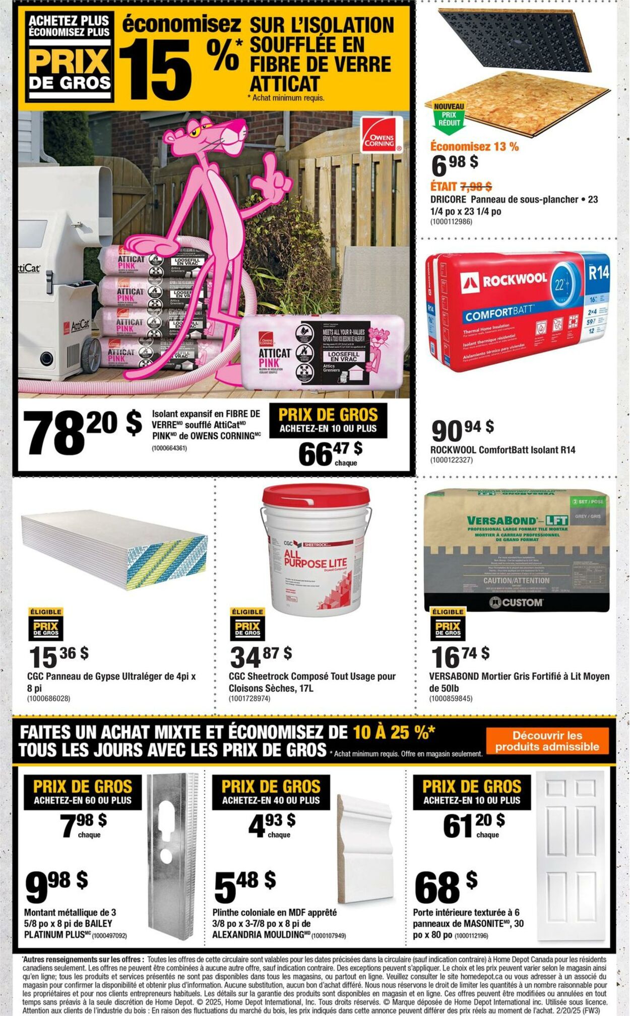 Circulaire Home Depot 20.02.2025 - 05.03.2025