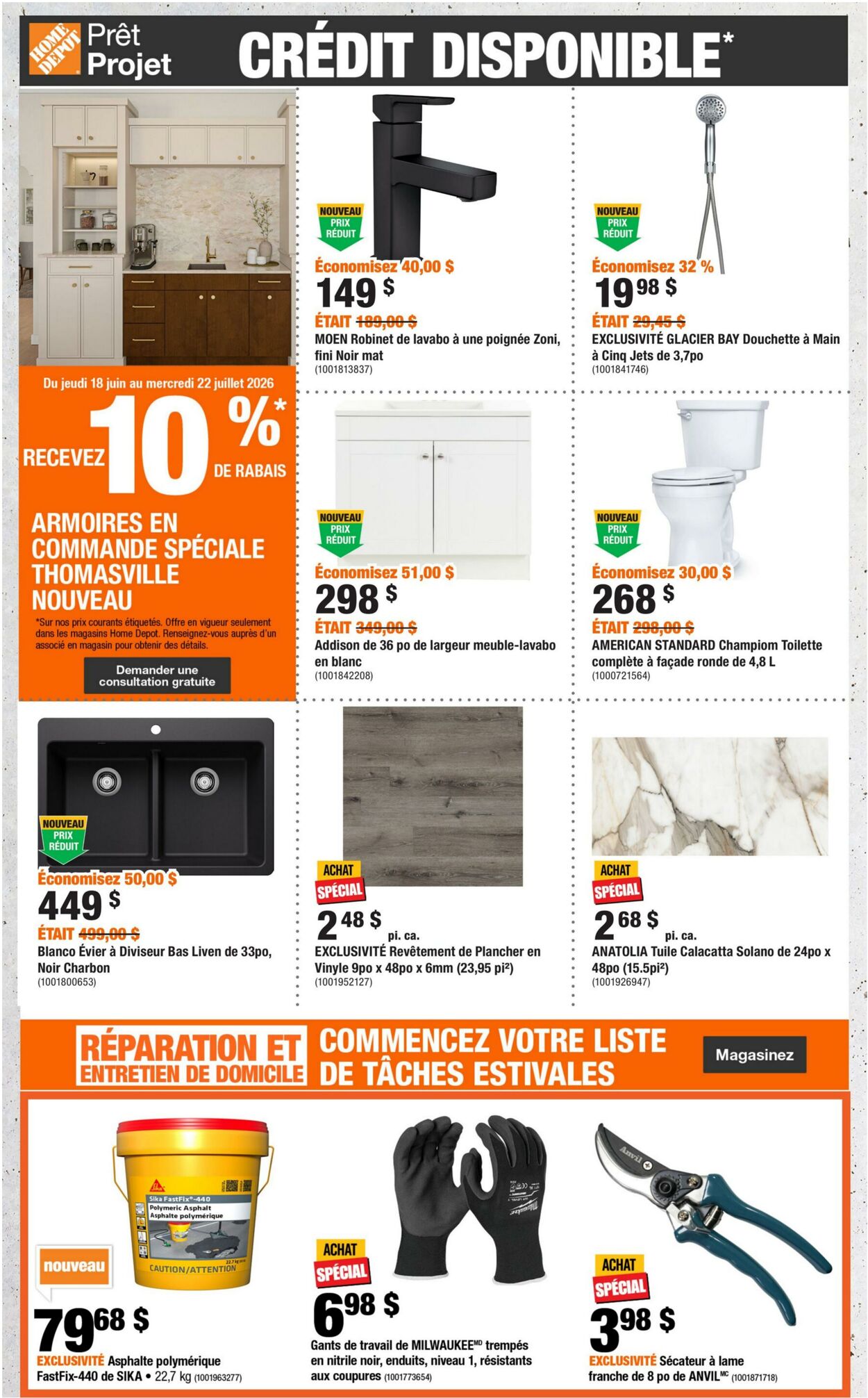 Circulaire Home Depot 25.06.2026 - 08.07.2026