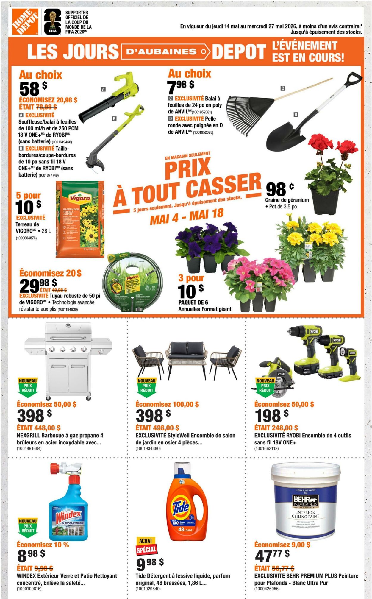 Circulaire Home Depot 14.05.2026 - 27.05.2026