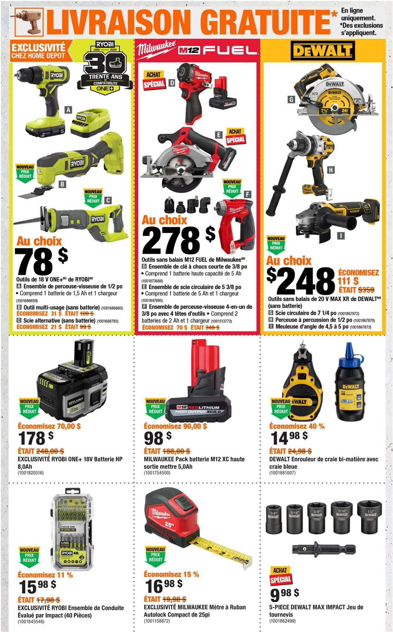 Circulaire Home Depot 19.03.2026 - 01.04.2026