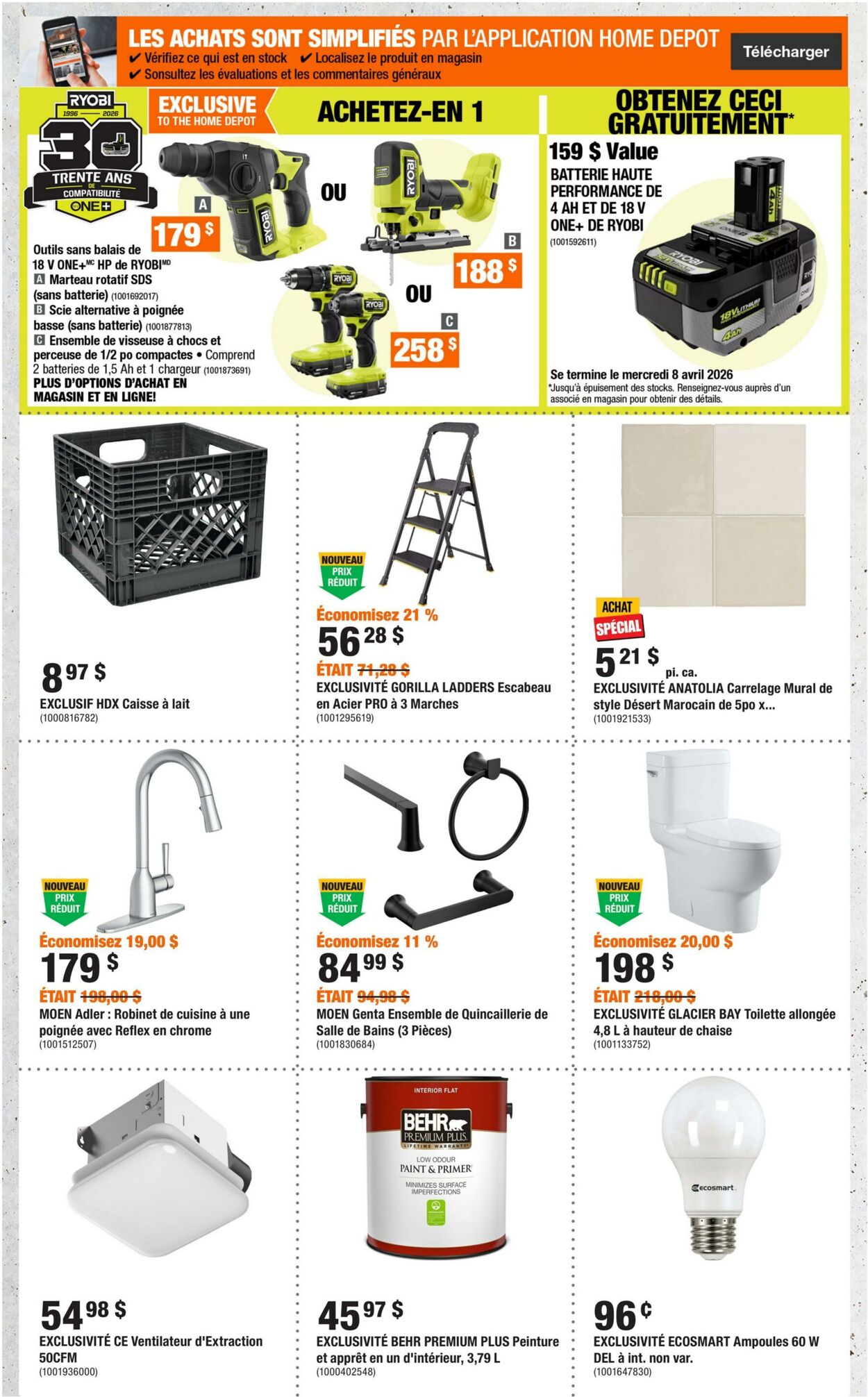 Circulaire Home Depot 19.03.2026 - 01.04.2026