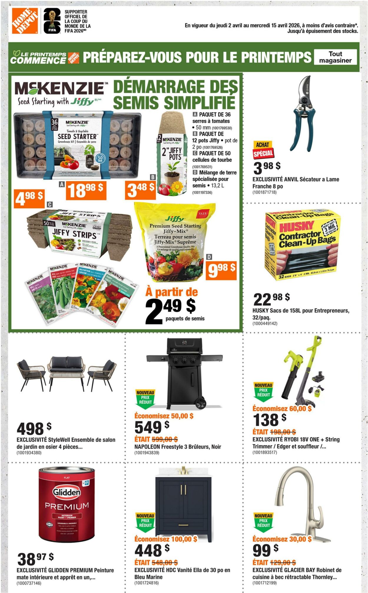 Circulaire Home Depot 02.04.2026 - 15.04.2026