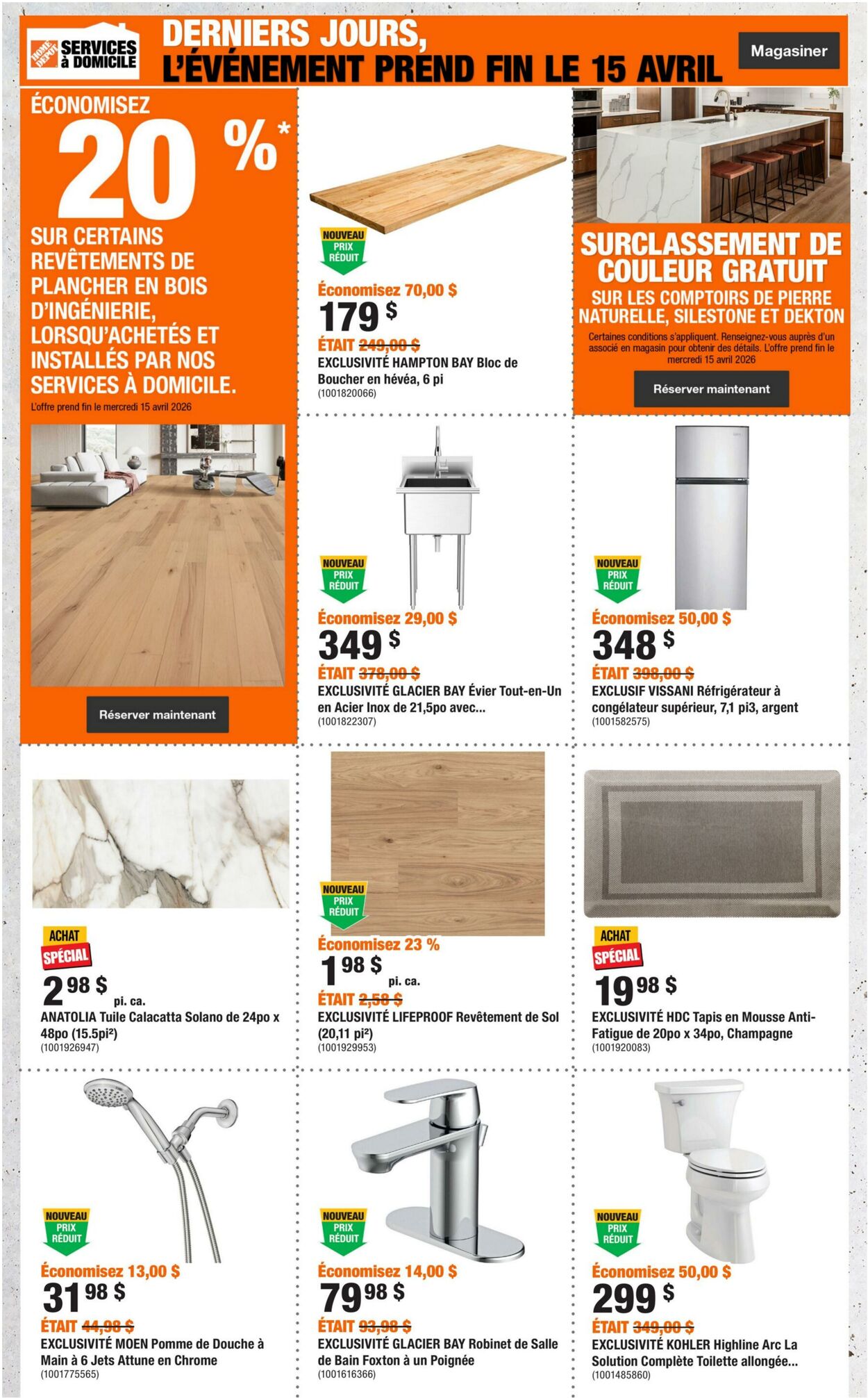 Circulaire Home Depot 02.04.2026 - 15.04.2026