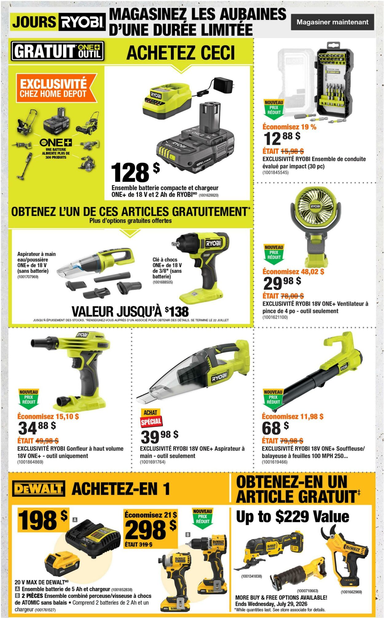 Circulaire Home Depot 09.07.2026 - 22.07.2026