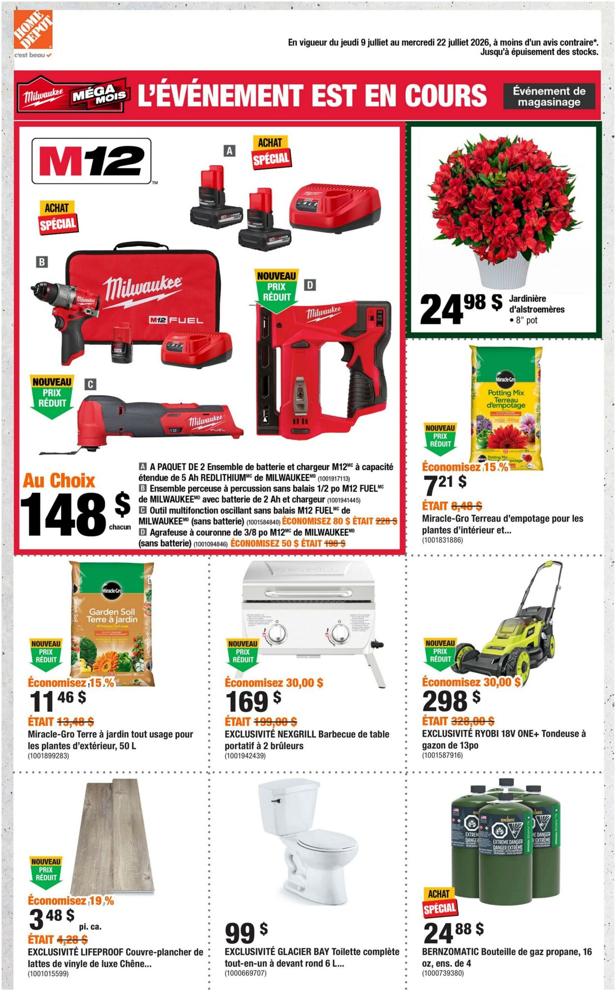 Circulaire Home Depot 09.07.2026 - 22.07.2026