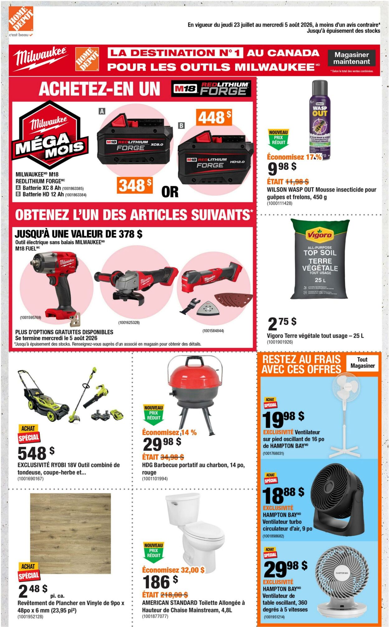 Circulaire Home Depot 23.07.2026 - 05.08.2026