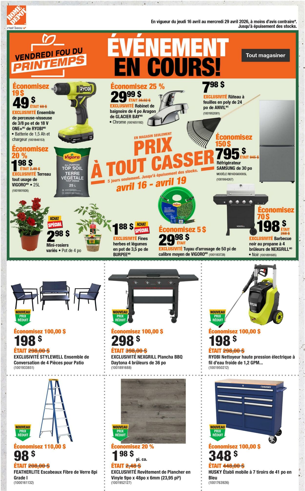 Circulaire Home Depot 16.04.2026 - 29.04.2026