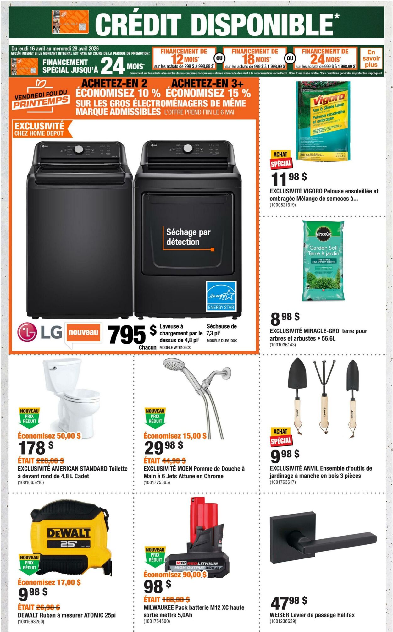 Circulaire Home Depot 16.04.2026 - 29.04.2026