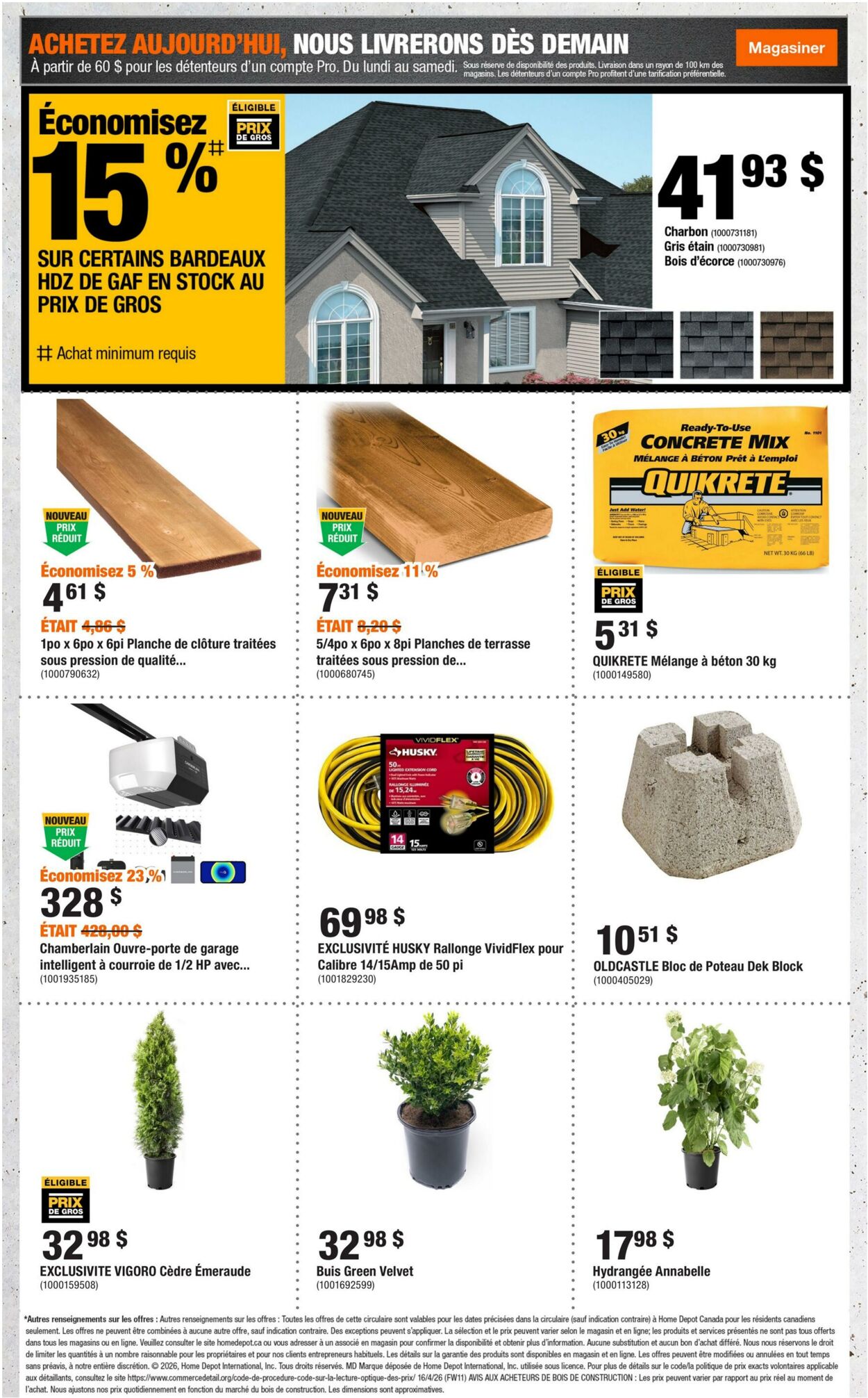 Circulaire Home Depot 14.05.2026 - 27.05.2026