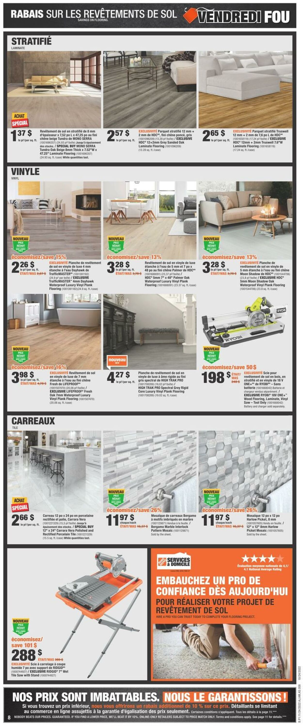 Circulaire Home Depot 24.11.2022 - 30.11.2022