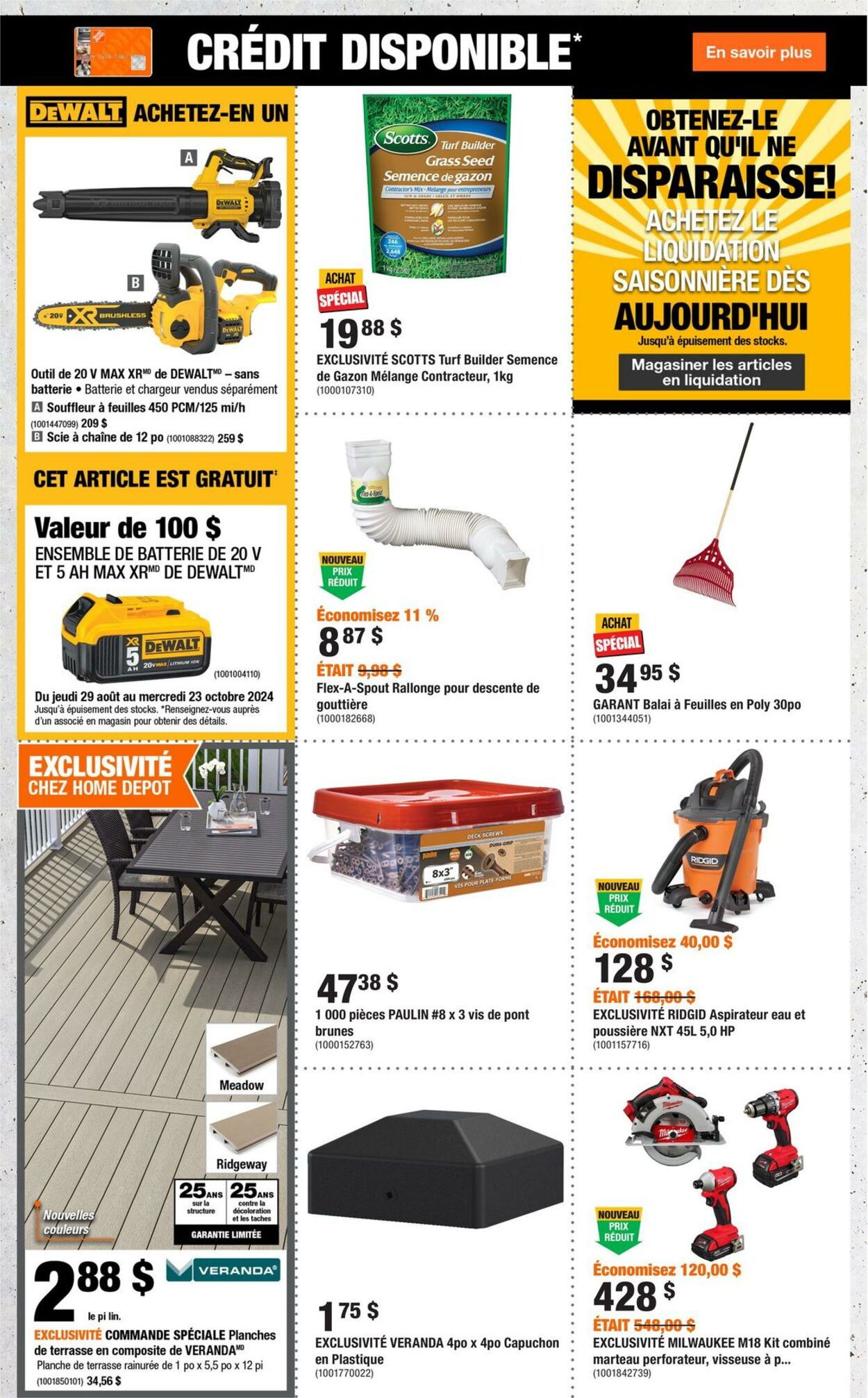 Circulaire Home Depot 12.09.2024 - 18.09.2024