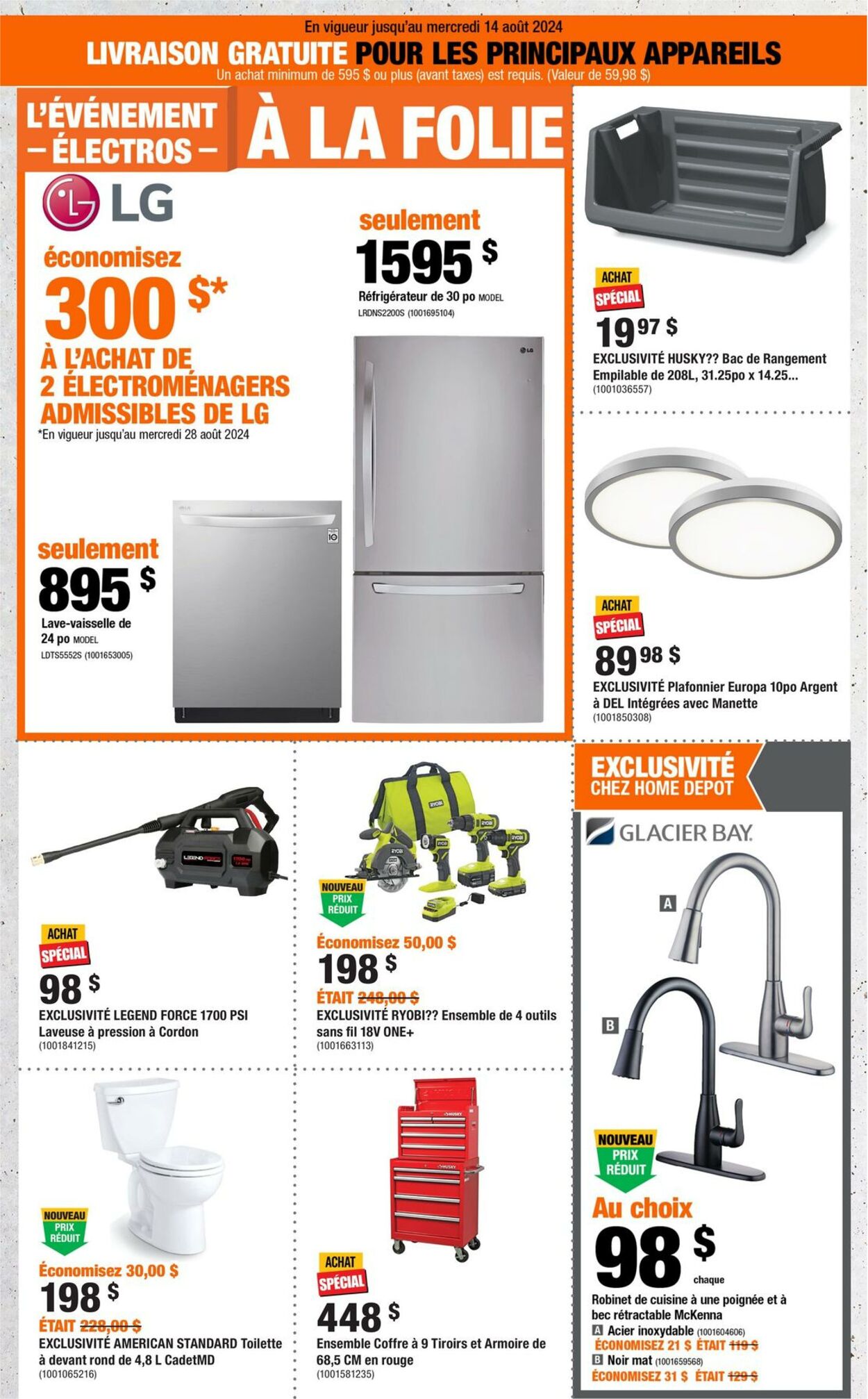 Circulaire Home Depot 01.08.2024 - 07.08.2024