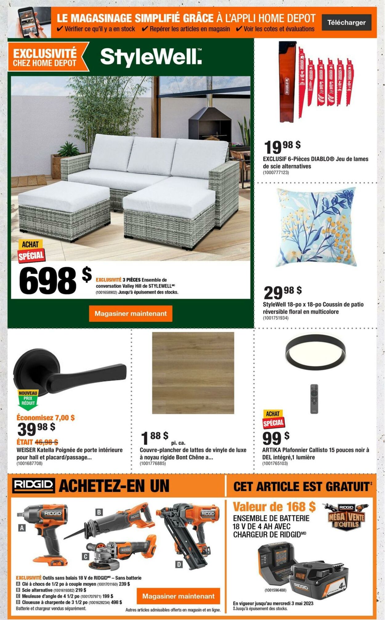 Circulaire Home Depot 27.04.2023 - 03.05.2023
