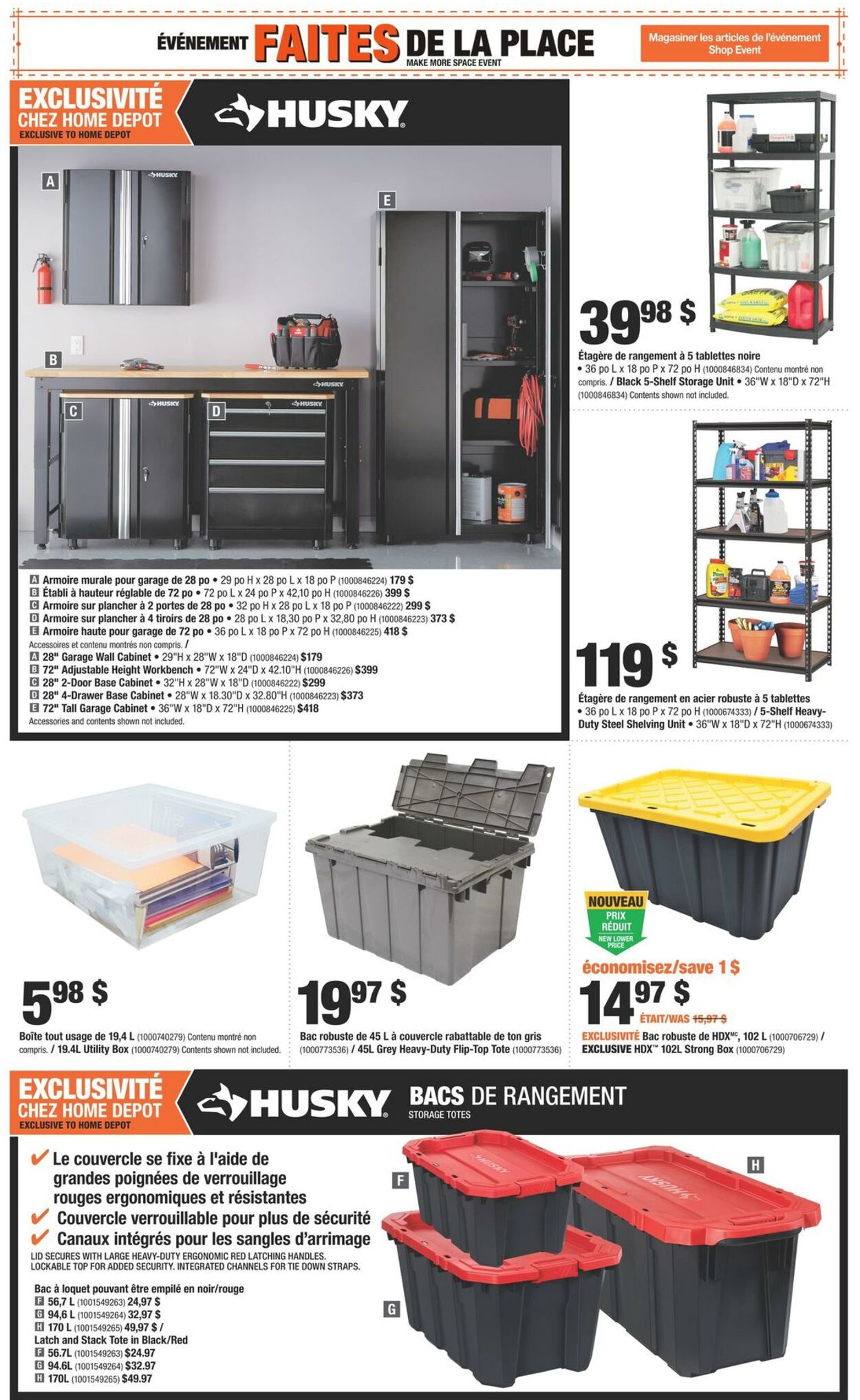 Circulaire Home Depot 29.12.2022 - 04.01.2023