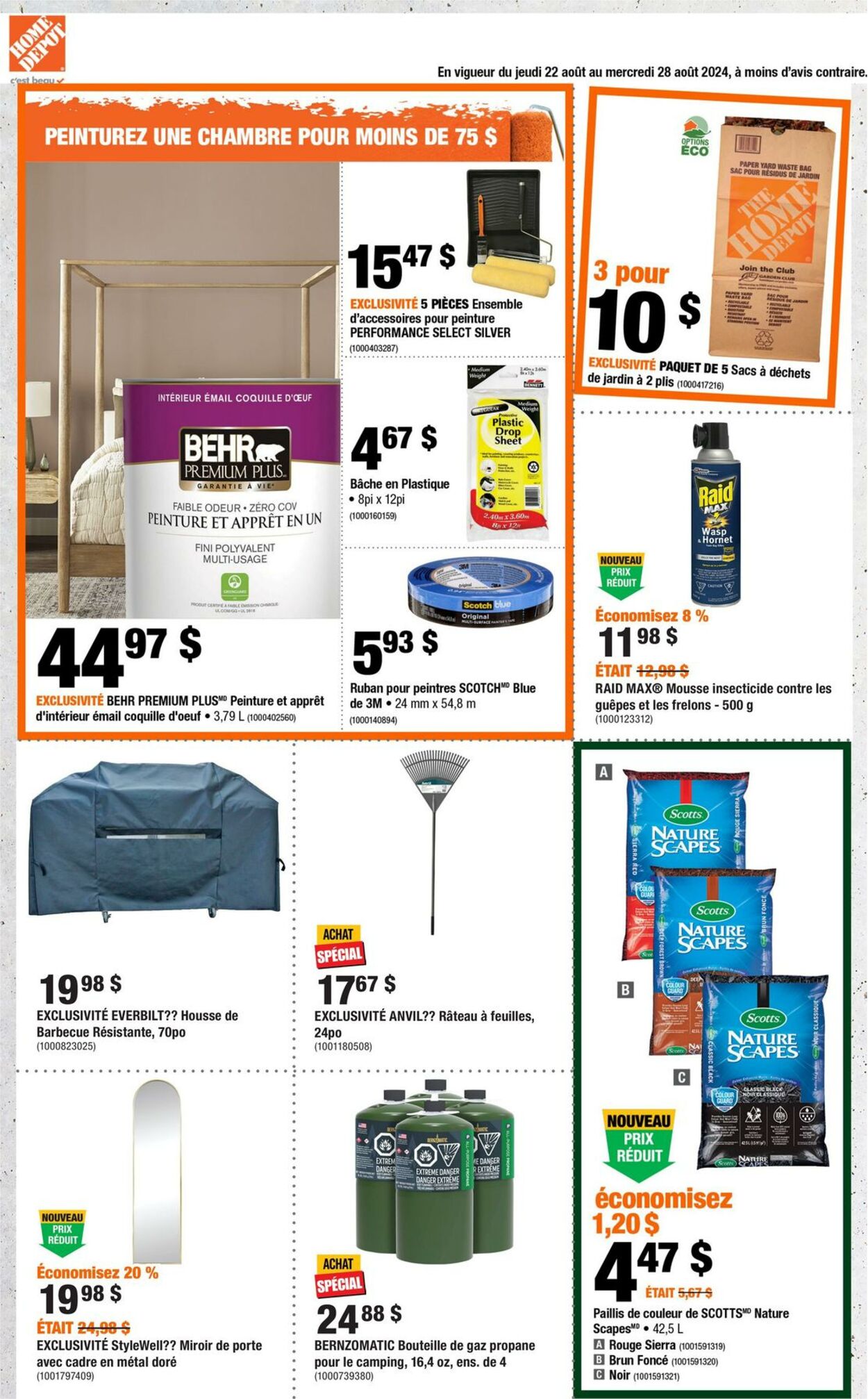 Circulaire Home Depot 22.08.2024 - 28.08.2024