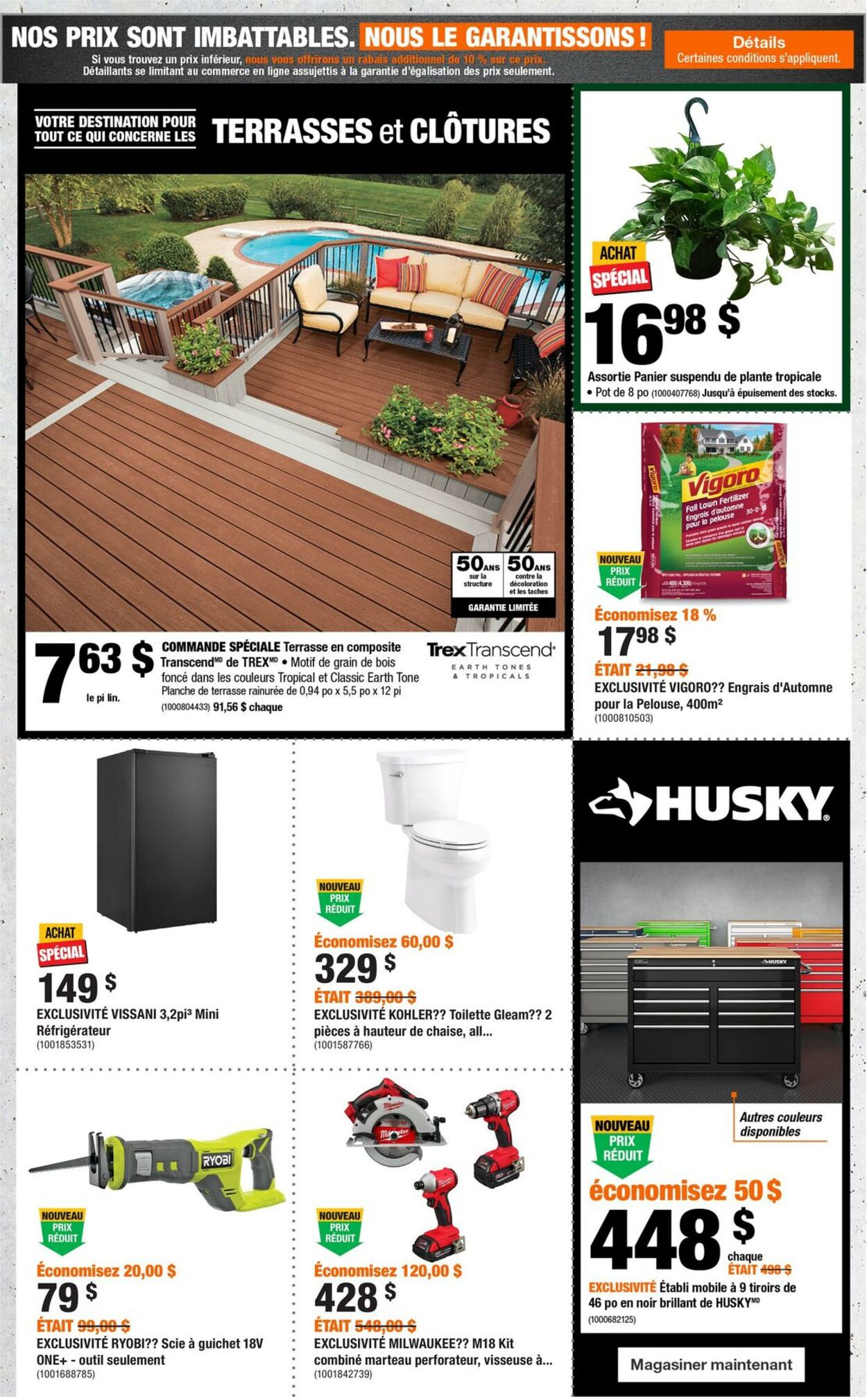 Circulaire Home Depot 22.08.2024 - 28.08.2024