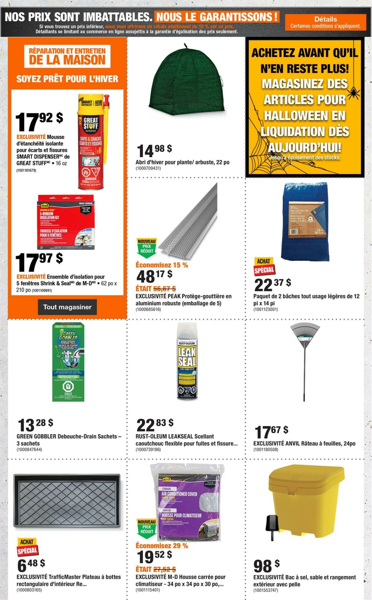 Circulaire Home Depot 17.10.2024 - 23.10.2024