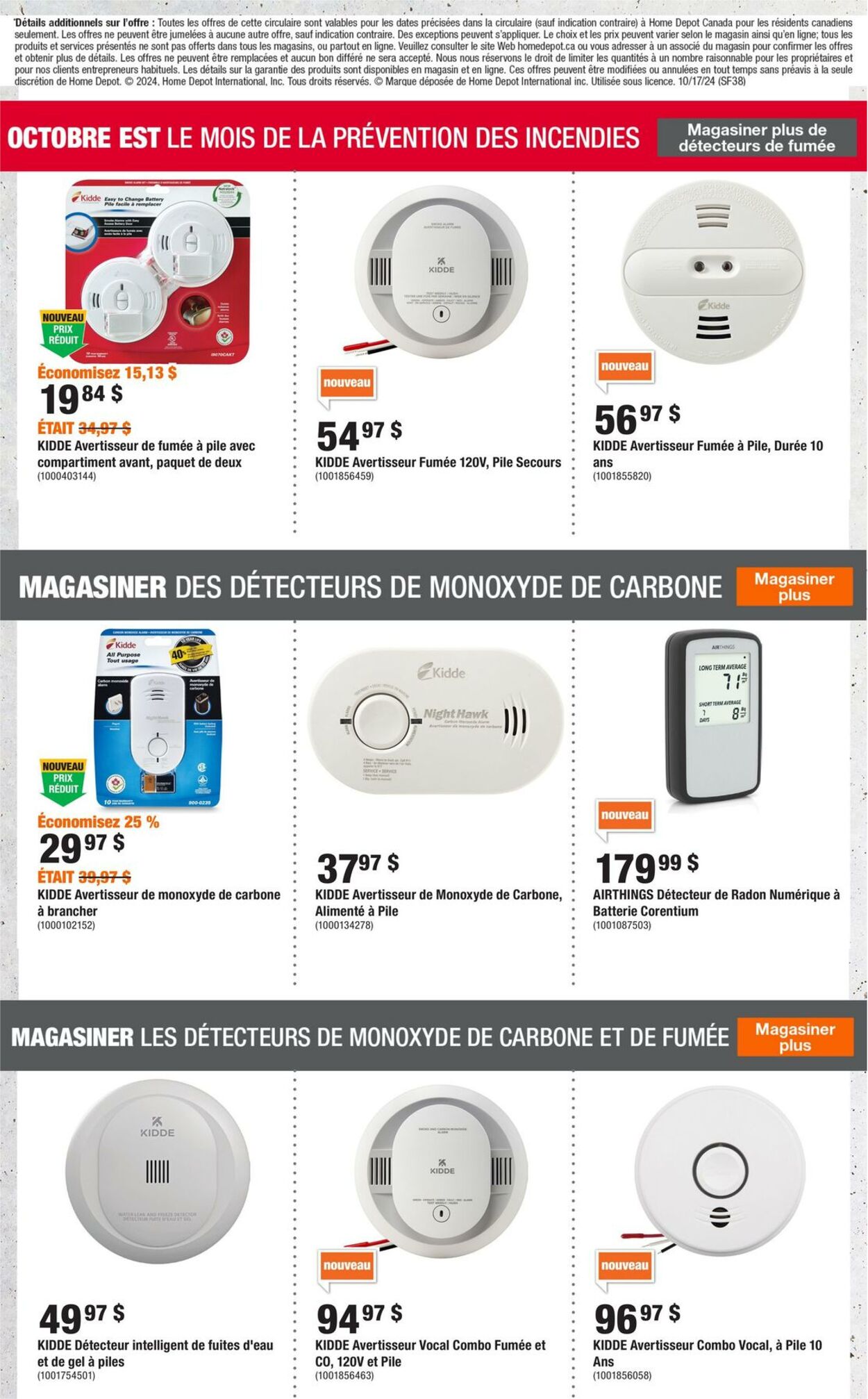 Circulaire Home Depot 17.10.2024 - 23.10.2024