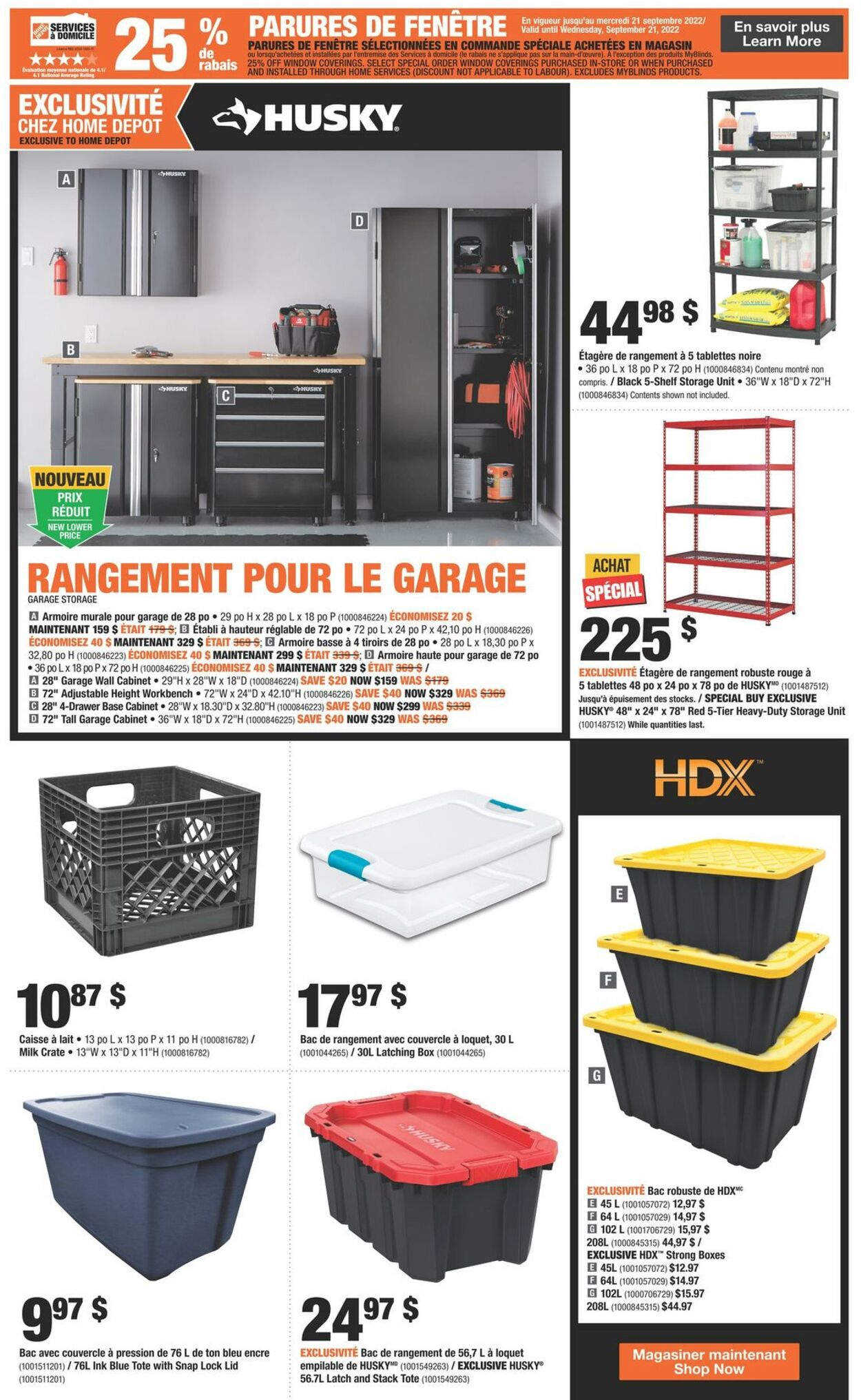 Circulaire Home Depot 08.09.2022 - 14.09.2022