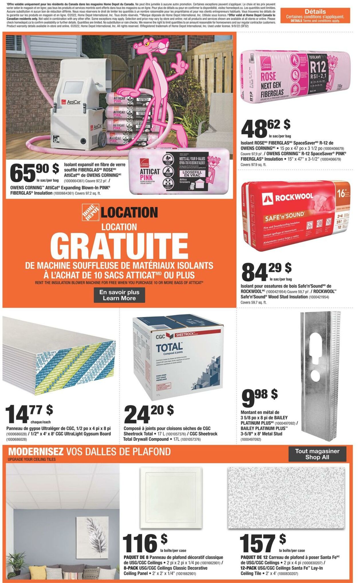 Circulaire Home Depot 08.09.2022 - 14.09.2022