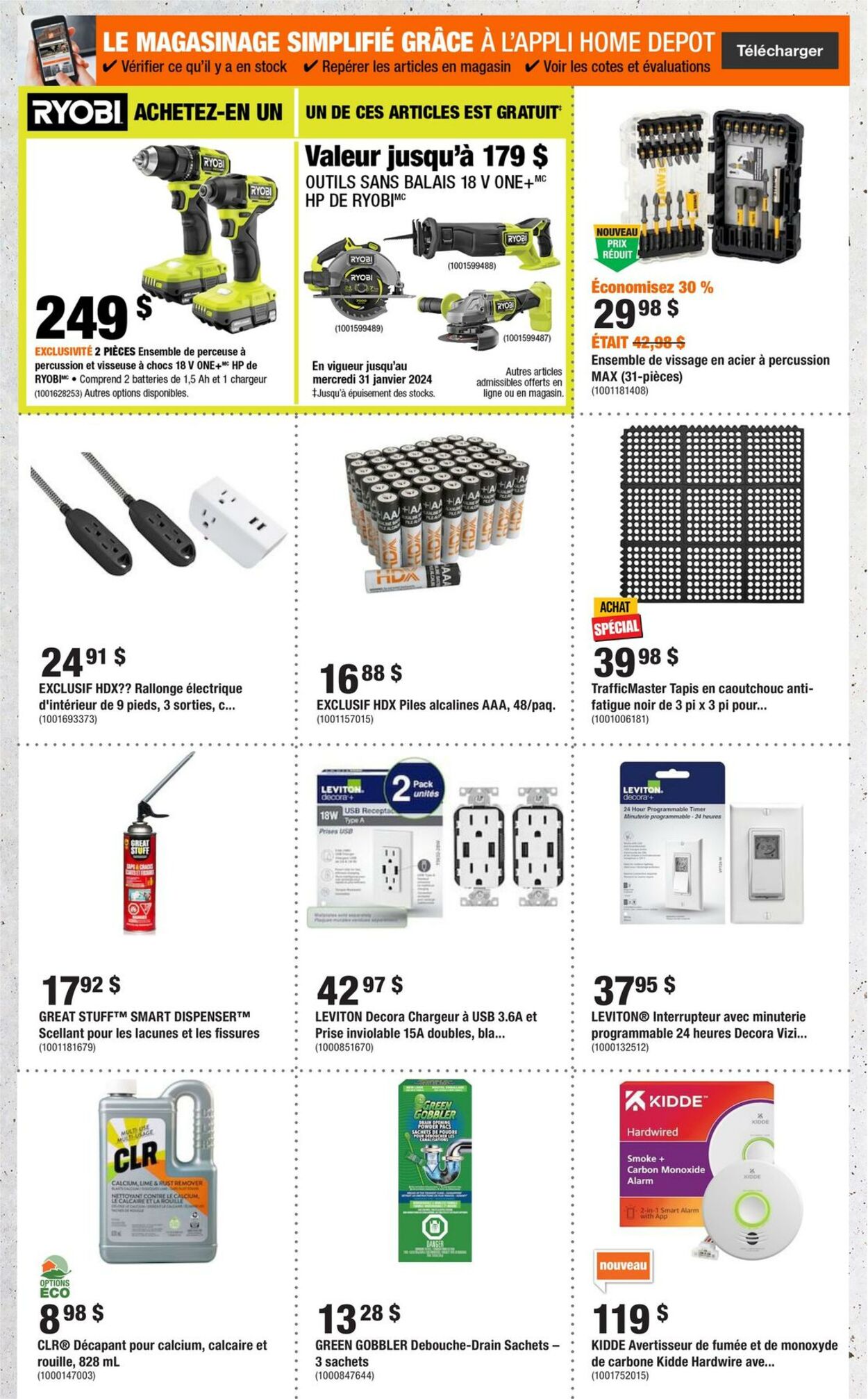 Circulaire Home Depot 18.01.2024 - 24.01.2024
