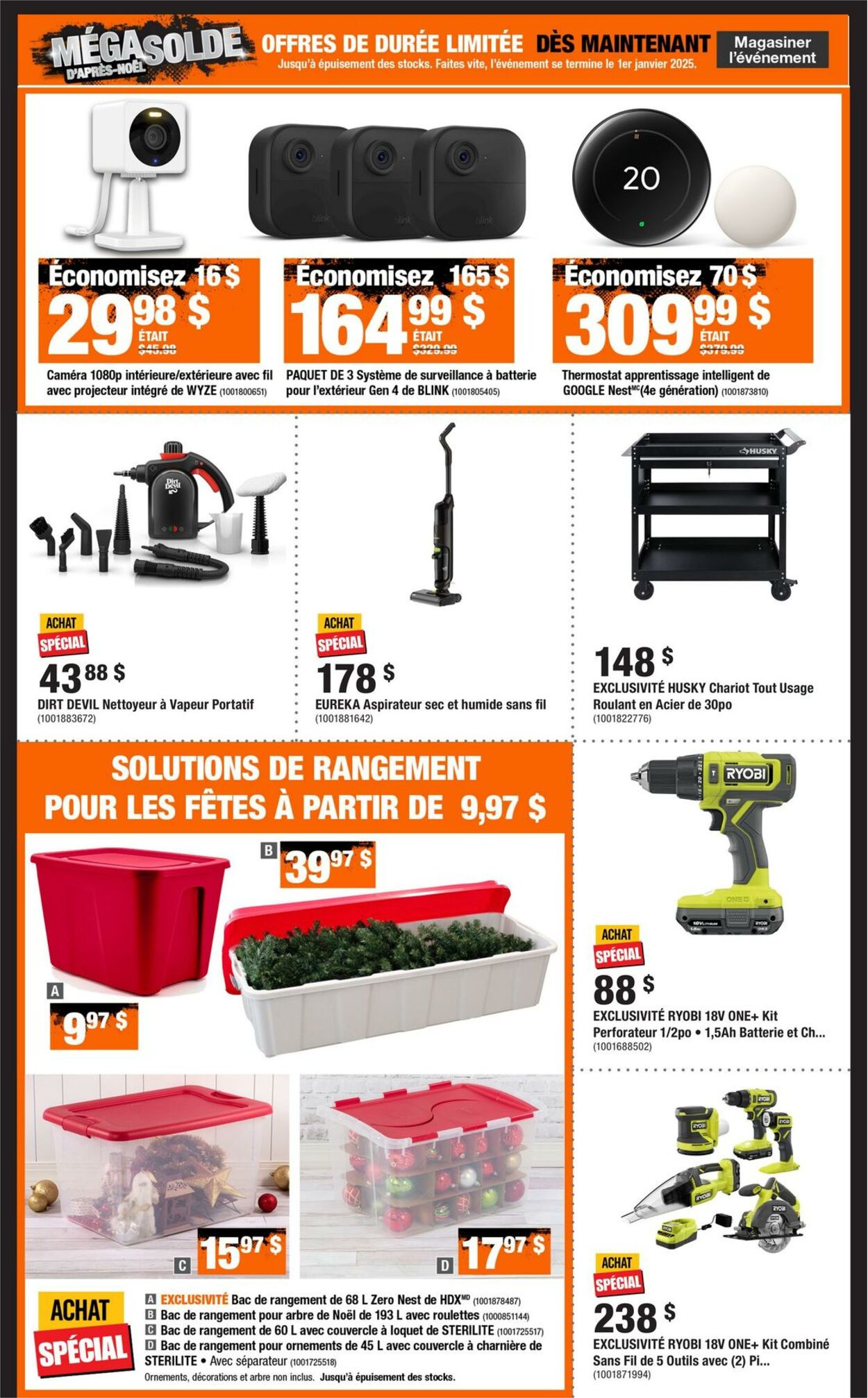 Circulaire Home Depot 19.12.2024 - 25.12.2024