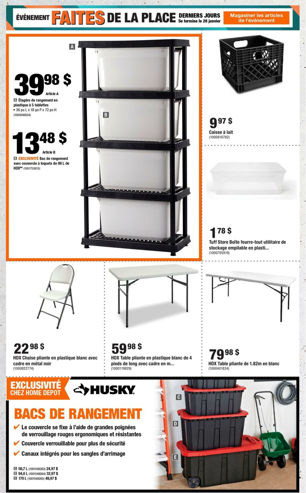 Circulaire Home Depot 25.01.2024 - 31.01.2024