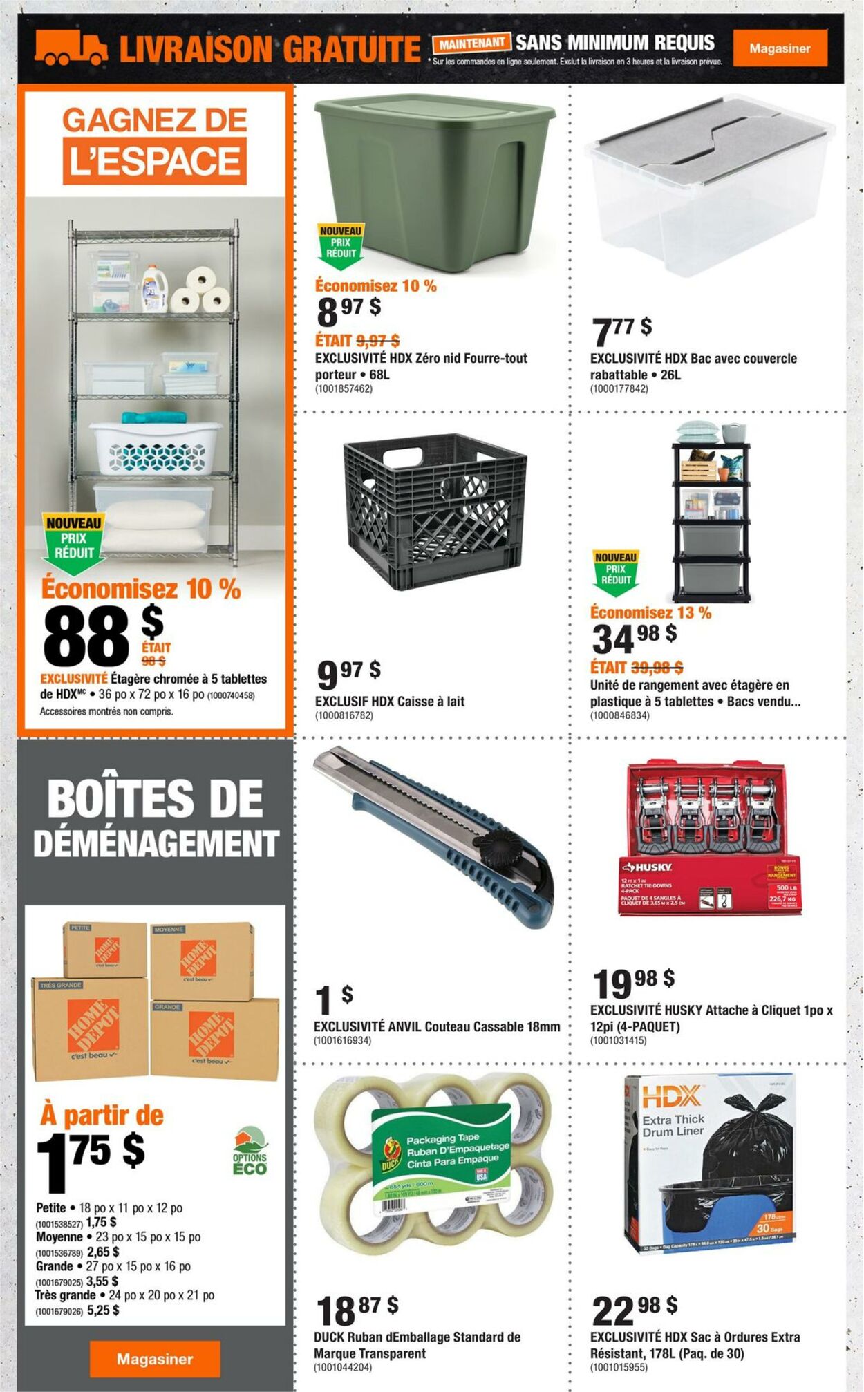 Circulaire Home Depot 30.01.2025 - 05.02.2025