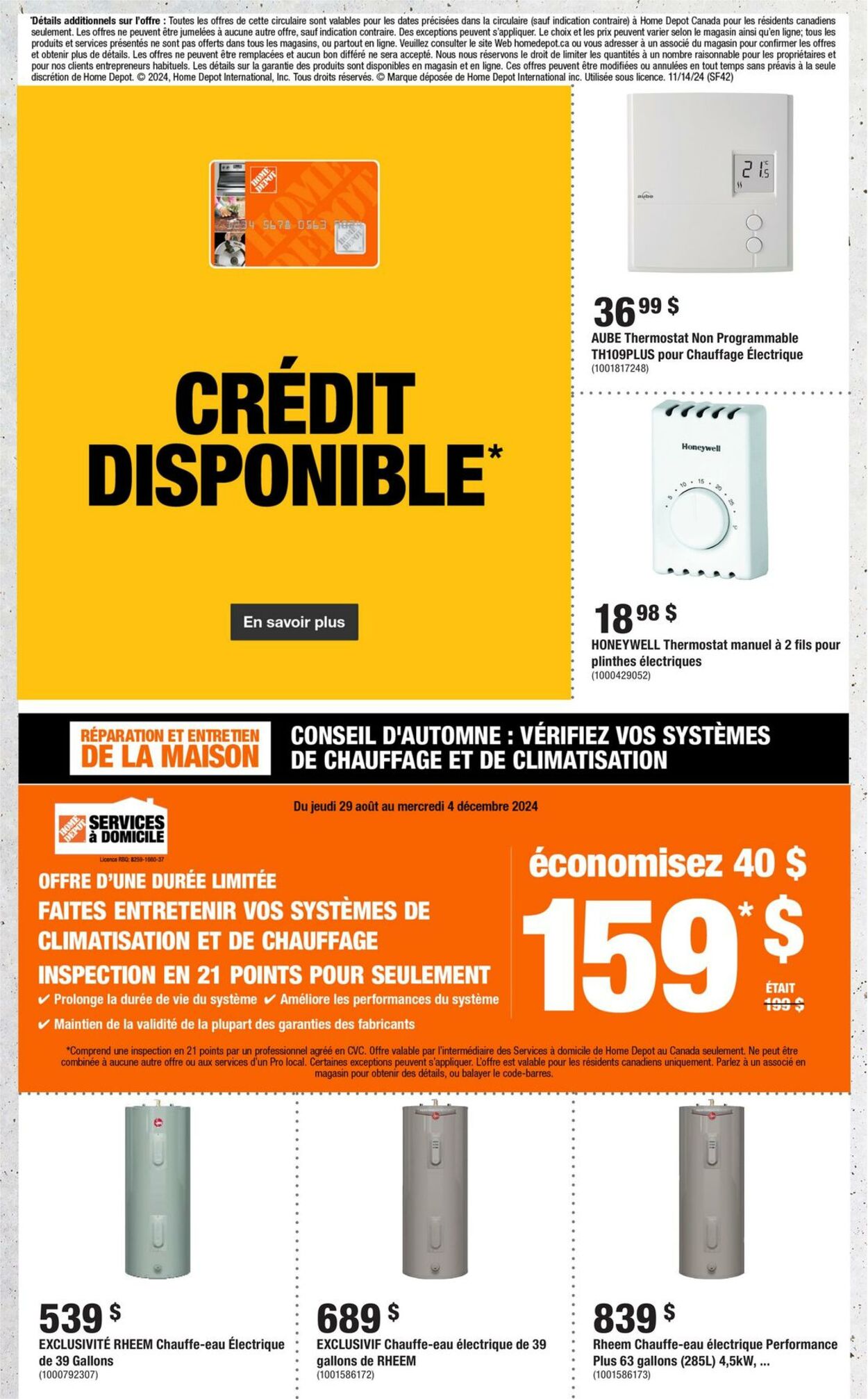 Circulaire Home Depot 14.11.2024 - 20.11.2024