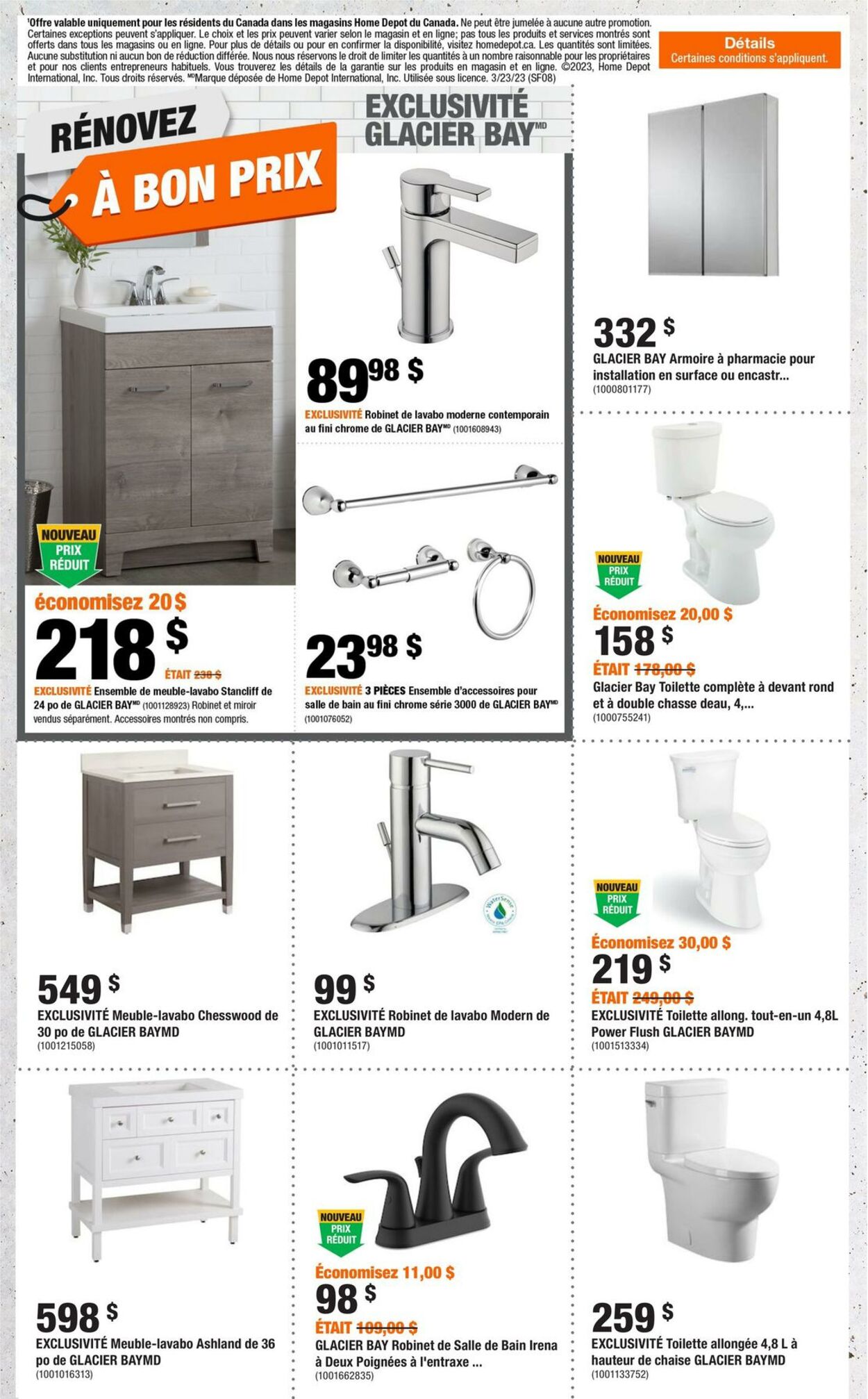 Circulaire Home Depot 23.03.2023 - 29.03.2023