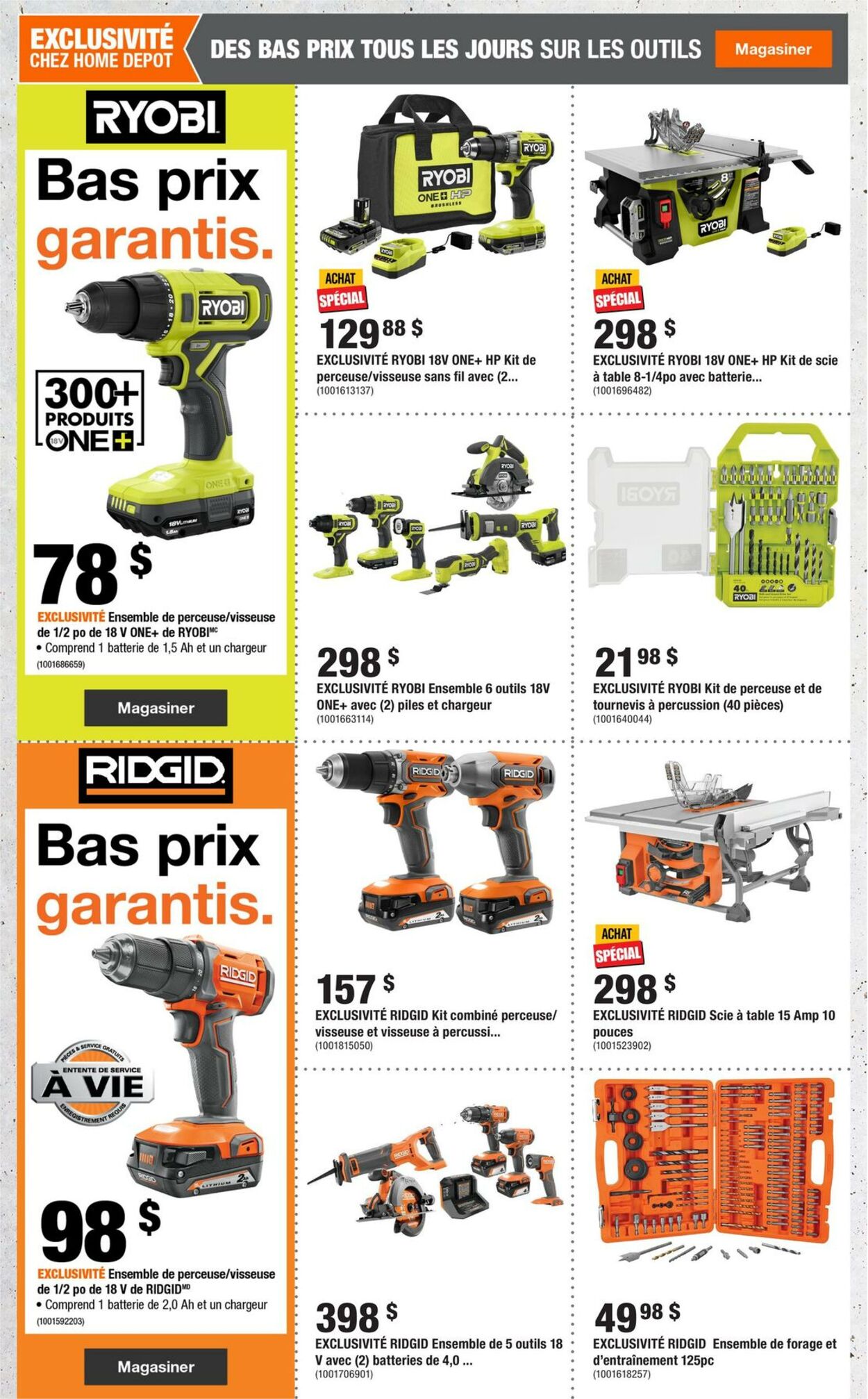 Circulaire Home Depot 16.01.2025 - 22.01.2025