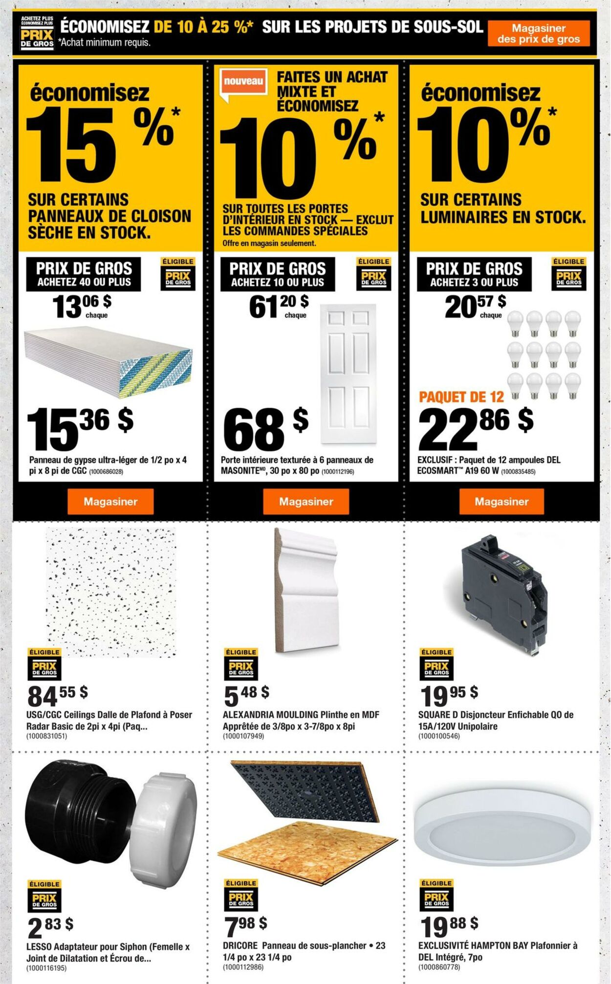 Circulaire Home Depot 16.01.2025 - 22.01.2025