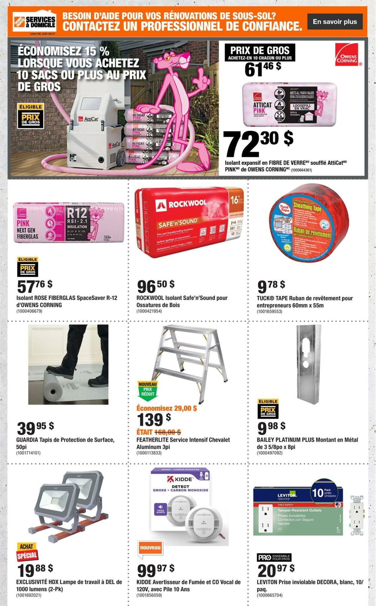 Circulaire Home Depot 16.01.2025 - 22.01.2025