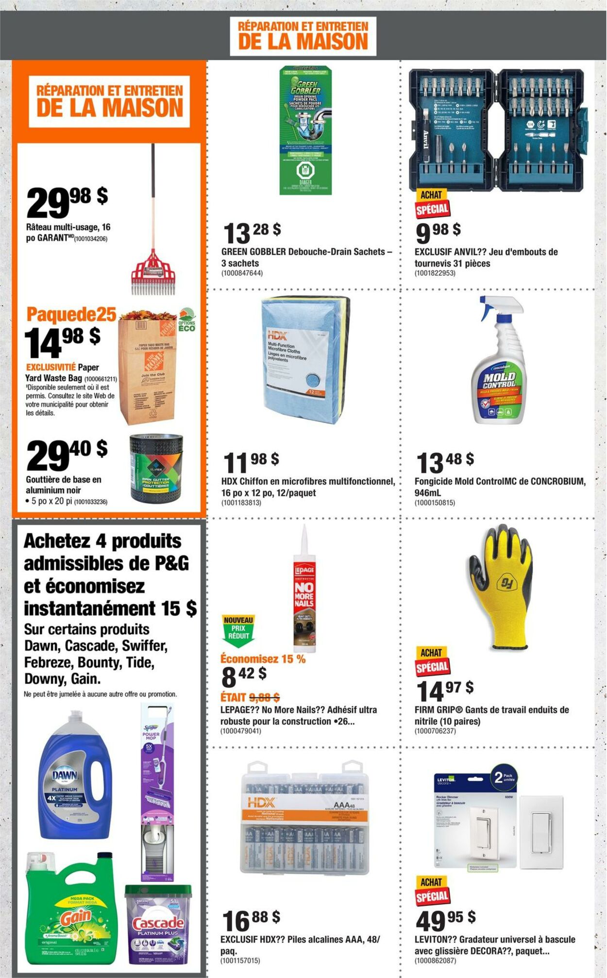 Circulaire Home Depot 28.03.2024 - 03.04.2024