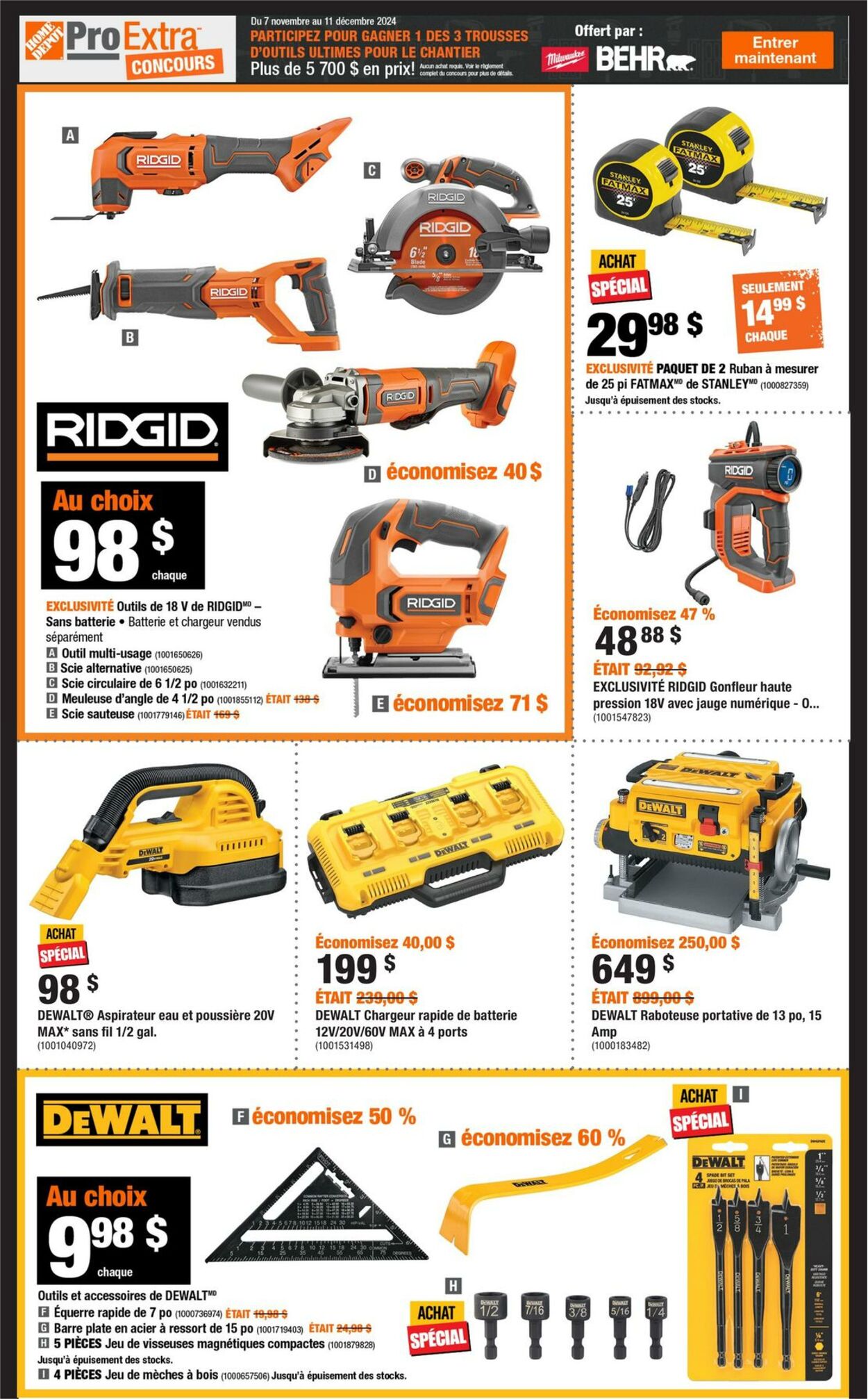 Circulaire Home Depot 21.11.2024 - 27.11.2024