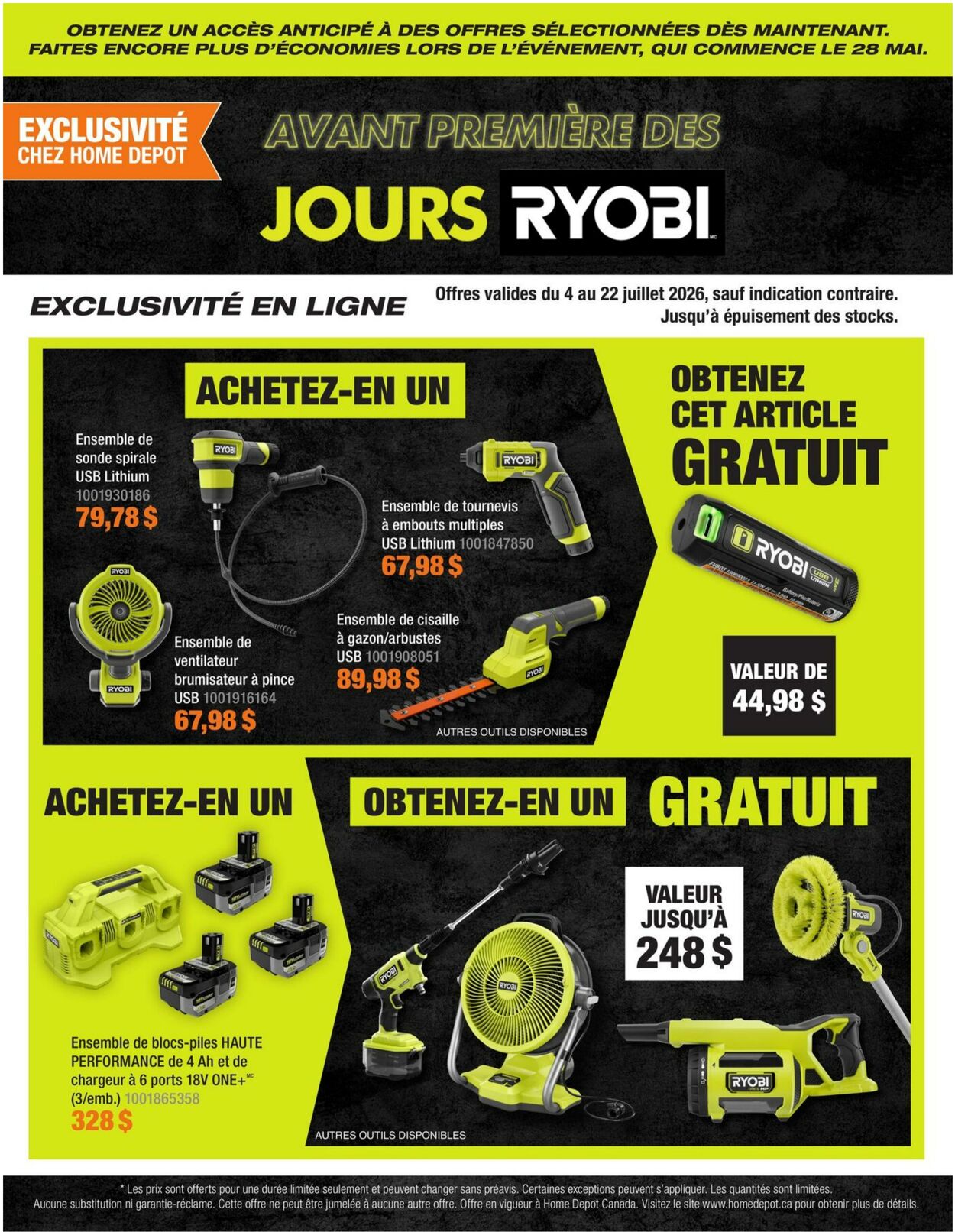 Circulaire Home Depot 21.05.2026 - 24.05.2026
